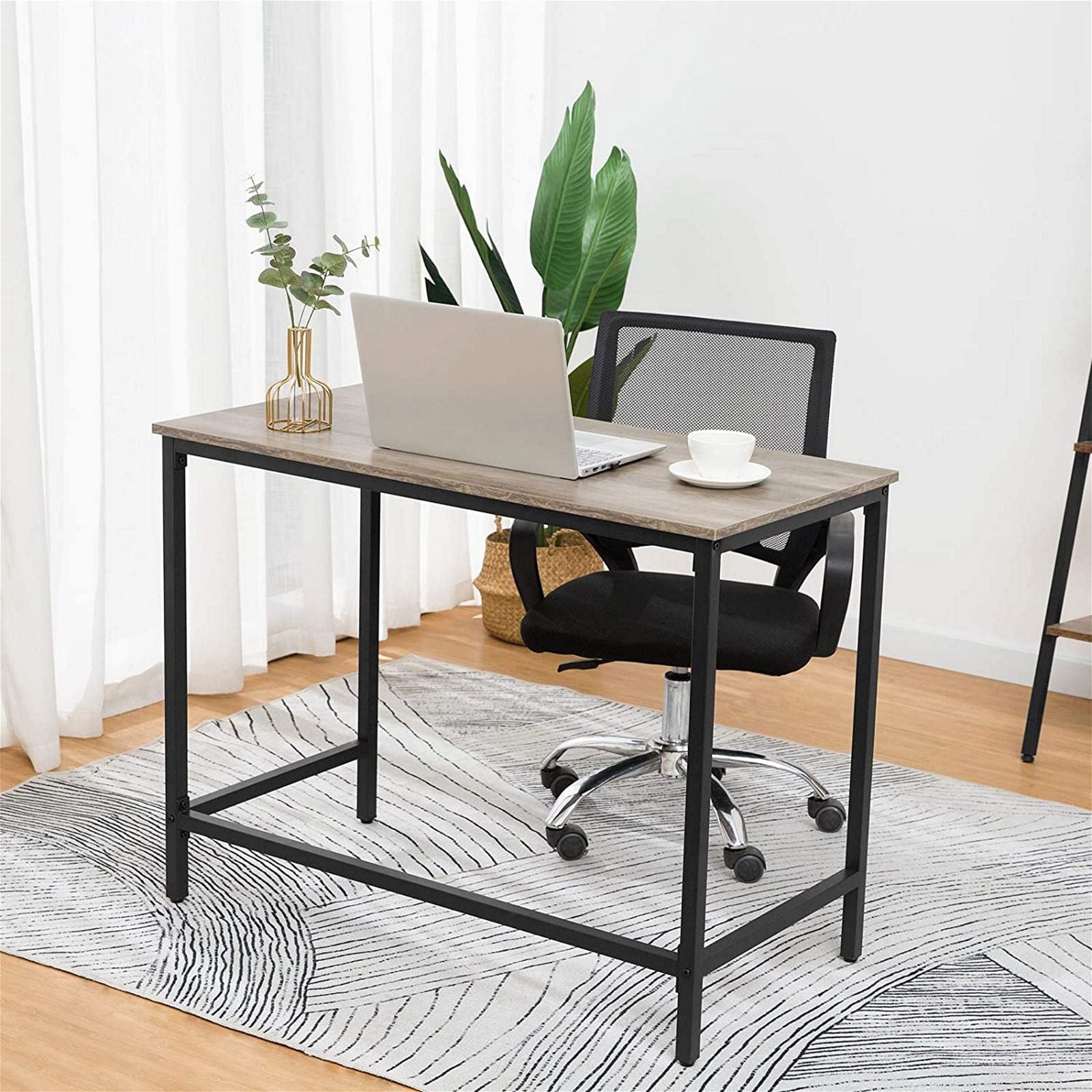 Premium Light Oak Office Desk by Woodstock™ - Modern Home Office Furniture for Work & Study | Ergonomic Writing Desk for Small Spaces & Remote Work