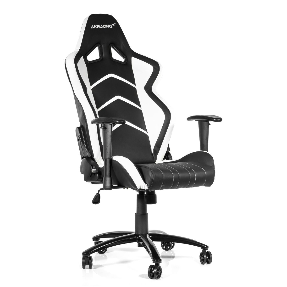 AKRacing Pro Gaming Chair - Ergonomic Office & Racing Style Chair with Adjustable Height, Lumbar Support - Black & White for PC, Console, and Esports Gamers - Perfect for Gaming, Streaming, and Long Work Sessions