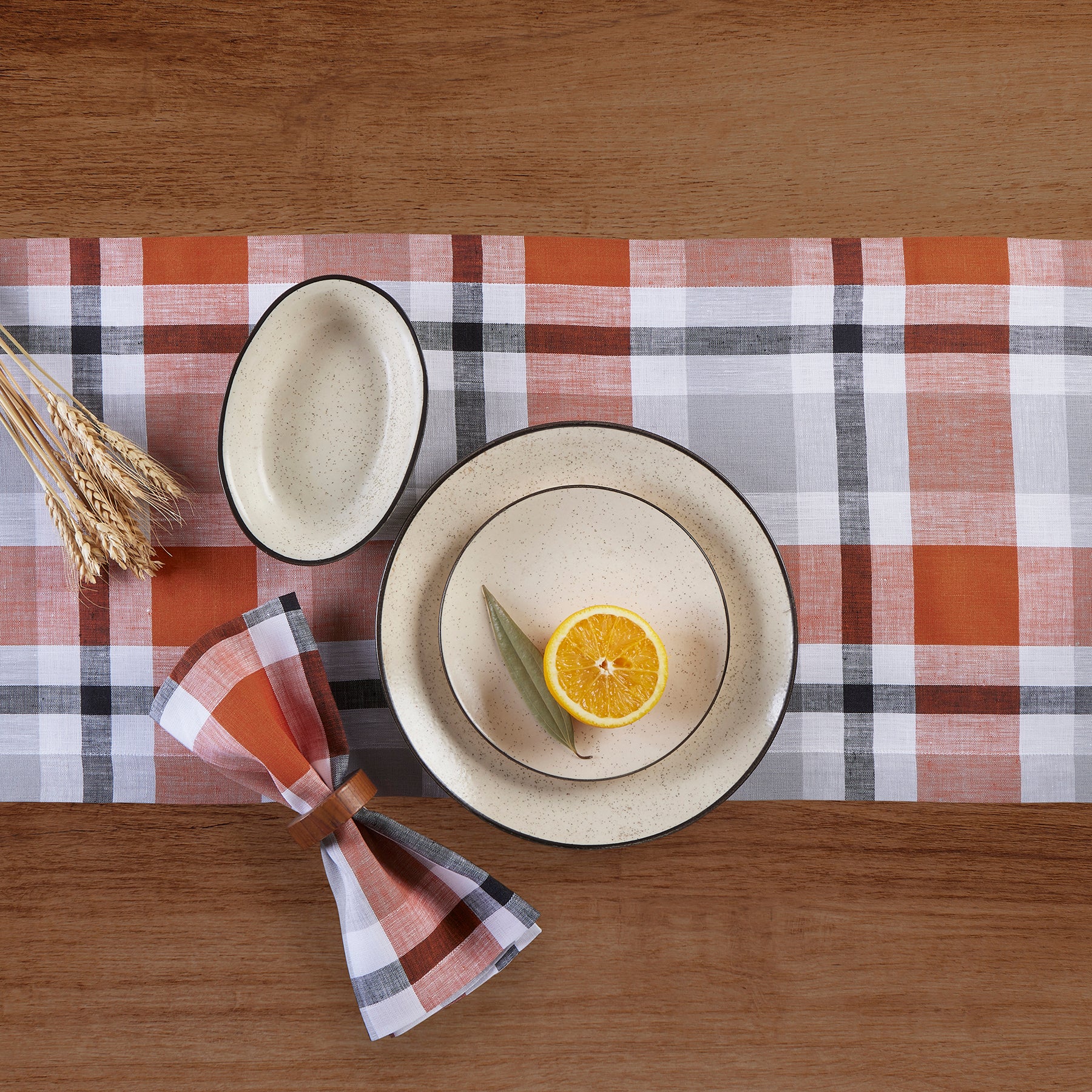 Buffalo Check Table Runner for Fall - Rustic Plaid Dining Table Decor for Thanksgiving, Christmas & Autumn Home Decor - Perfect for Farmhouse, Country & Seasonal Tablescapes