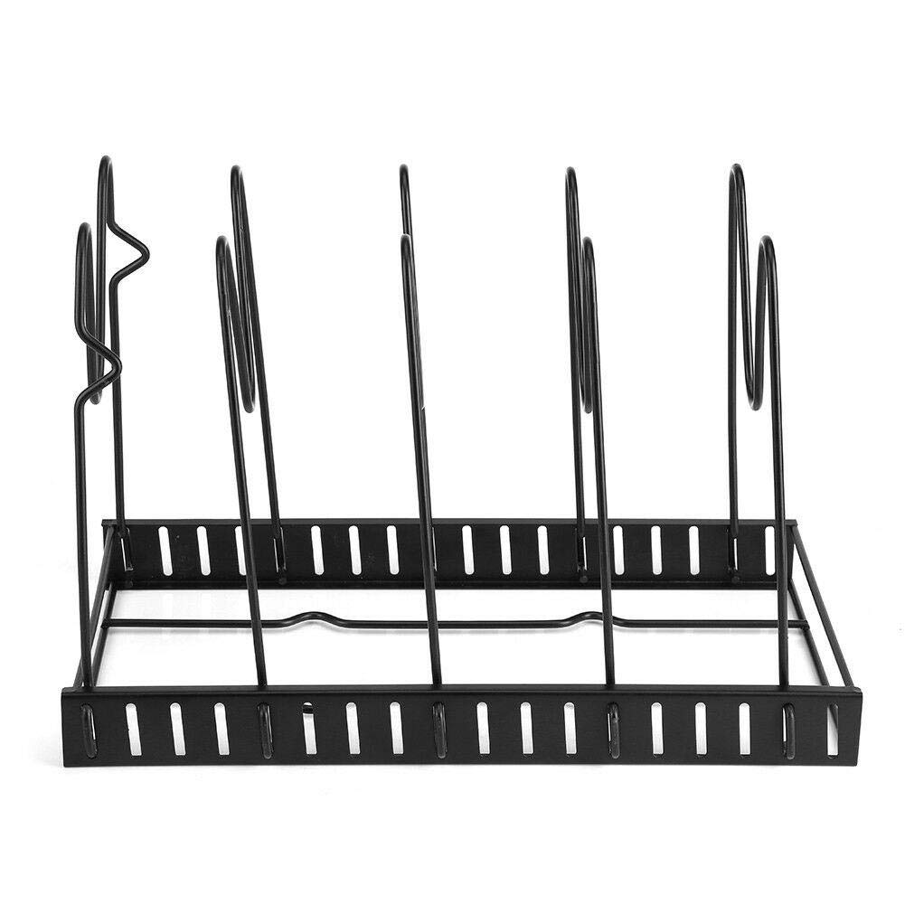 Stainless Steel Wall Mounted Pot Rack - Kitchen Organizer for Pots, Pans & Utensils - Space Saving Storage Shelf - Perfect for Small Kitchens & Apartment Cooking