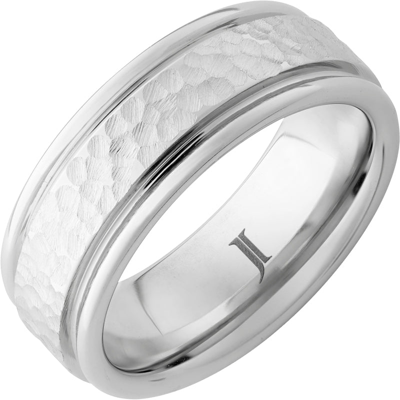 Moongazer Serinium® Moon Surface Finish Ring - Unique Handmade Jewelry for Women, Wedding, Anniversary & Gift - Perfect for Date Nights & Special Occasions