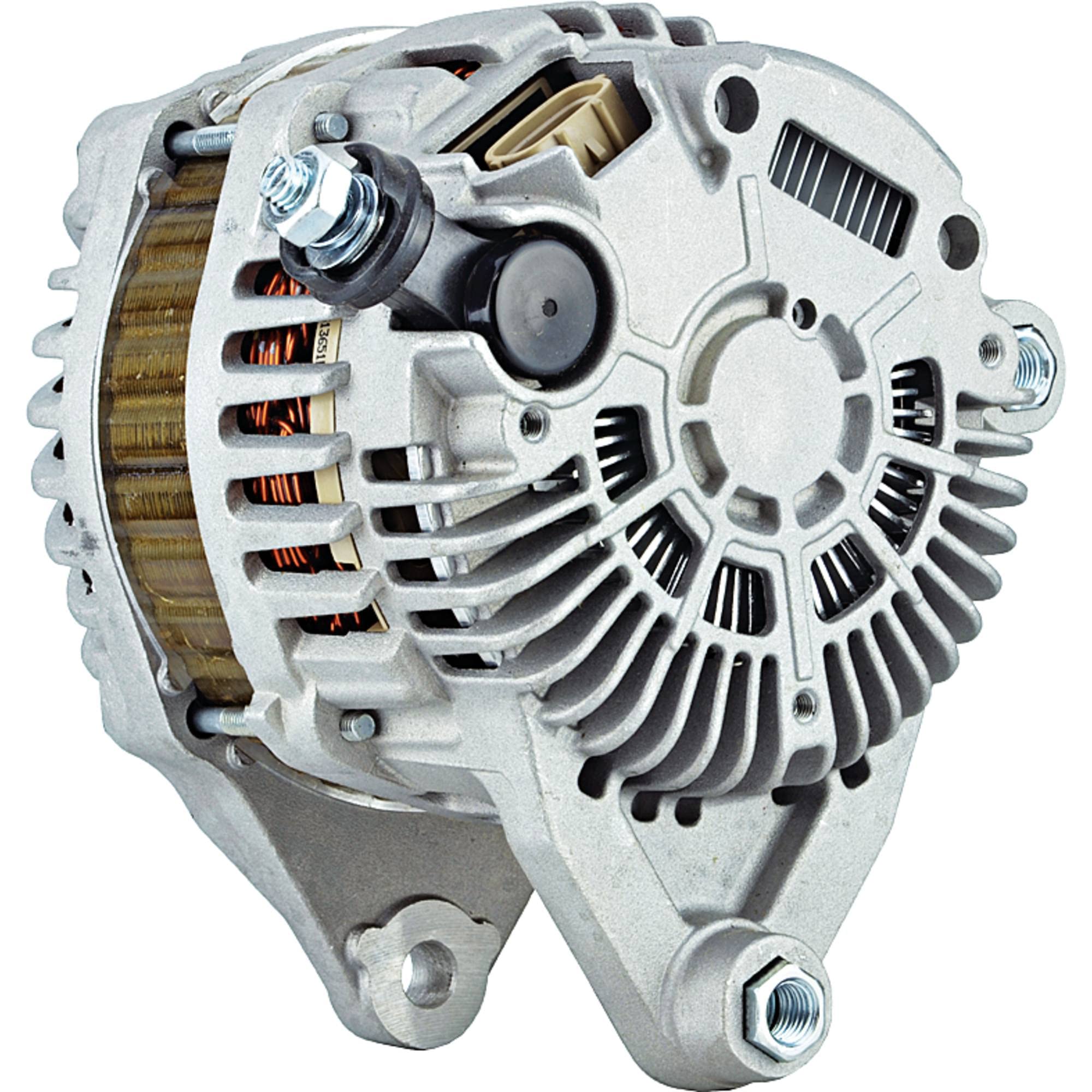 DB Electrical 400-48214 110Amp Alternator for 2012-2013 Mazda 3 2.0L L4 | Internal Fan, Solid Pulley, CW Rotation | Replacement for PE07-18-300 & 11635 | Perfect for Engine Performance & Electrical System Upgrade