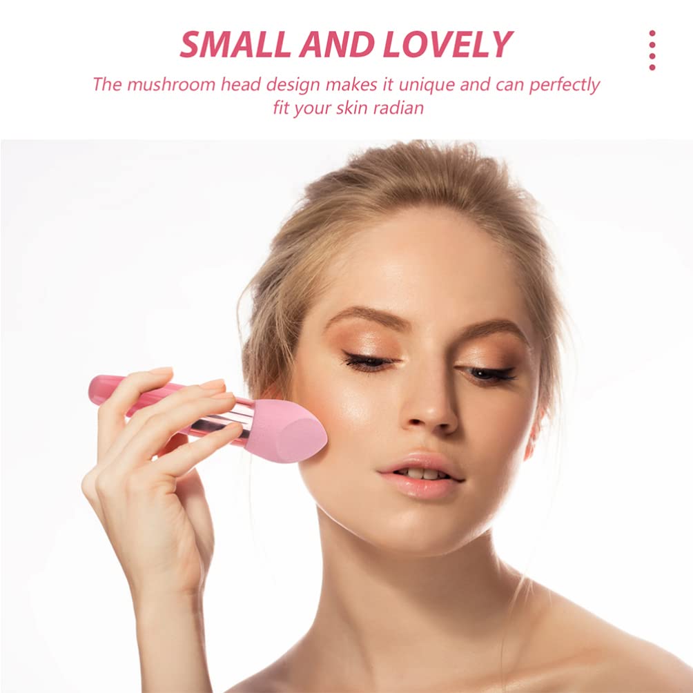 Beavorty 2 Pack Makeup Sponge Set - Beauty Blender, Foundation Sponge, Powder Puff for Flawless Face Makeup Application | Travel-Friendly Cosmetic Blender for Liquid & Dry Foundation (Purple) - Perfect for On-The-Go Touch Ups & Professional Makeup Looks