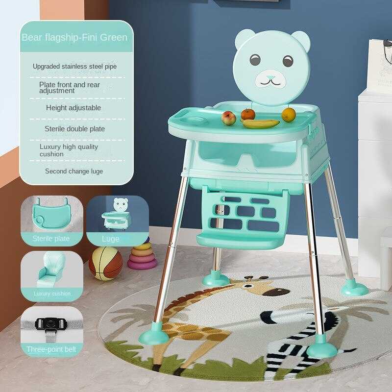Baby Feeding Chair - Adjustable & Comfortable High Chair for Toddlers | Safe & Ergonomic Design for Mealtime, Snacks, and Playtime