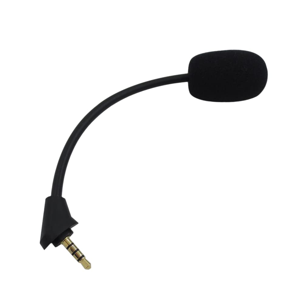 HyperX Cloud Alpha Wireless Gaming Headset Compatible Detachable Microphone with 3.5mm Plug & LED Light - Perfect for PC Gaming, Streaming, and Online Chat