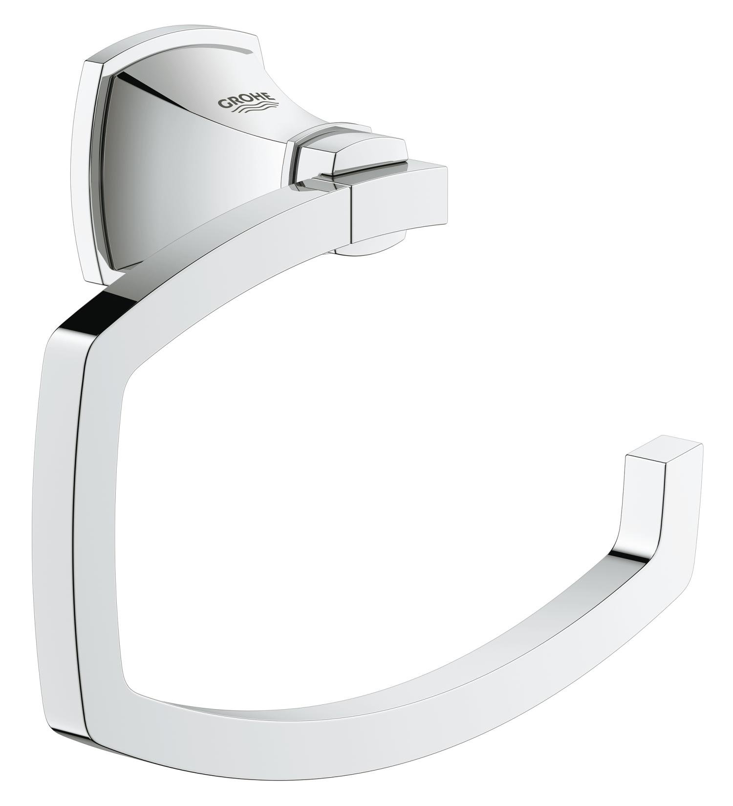 Growe 40625000 Grandera Chrome Paper Holder - Elegant Starlight Chrome Finish for Bathroom & Office Organization