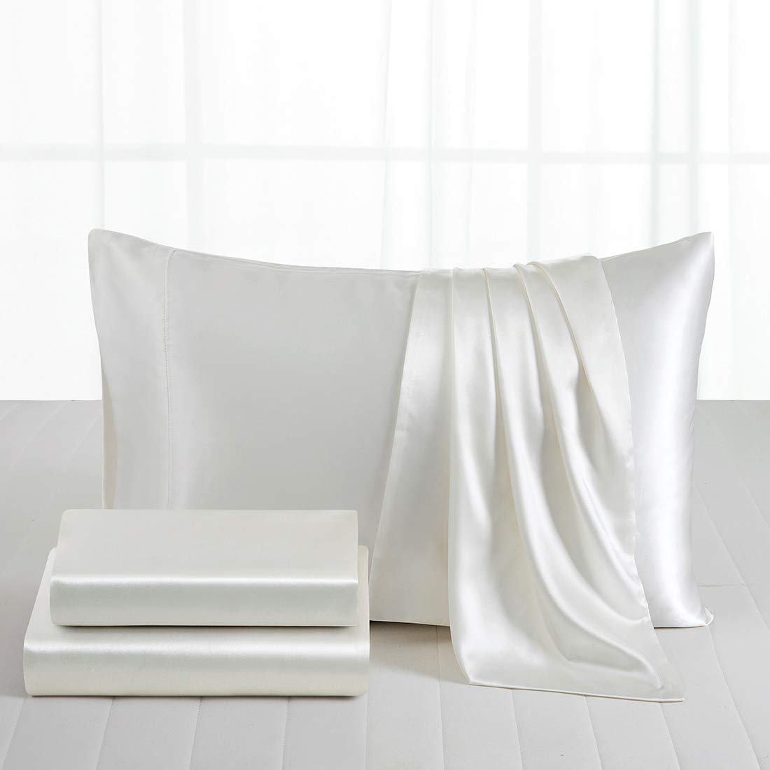 5-Piece Luxury Silky Soft Polyester Satin 19