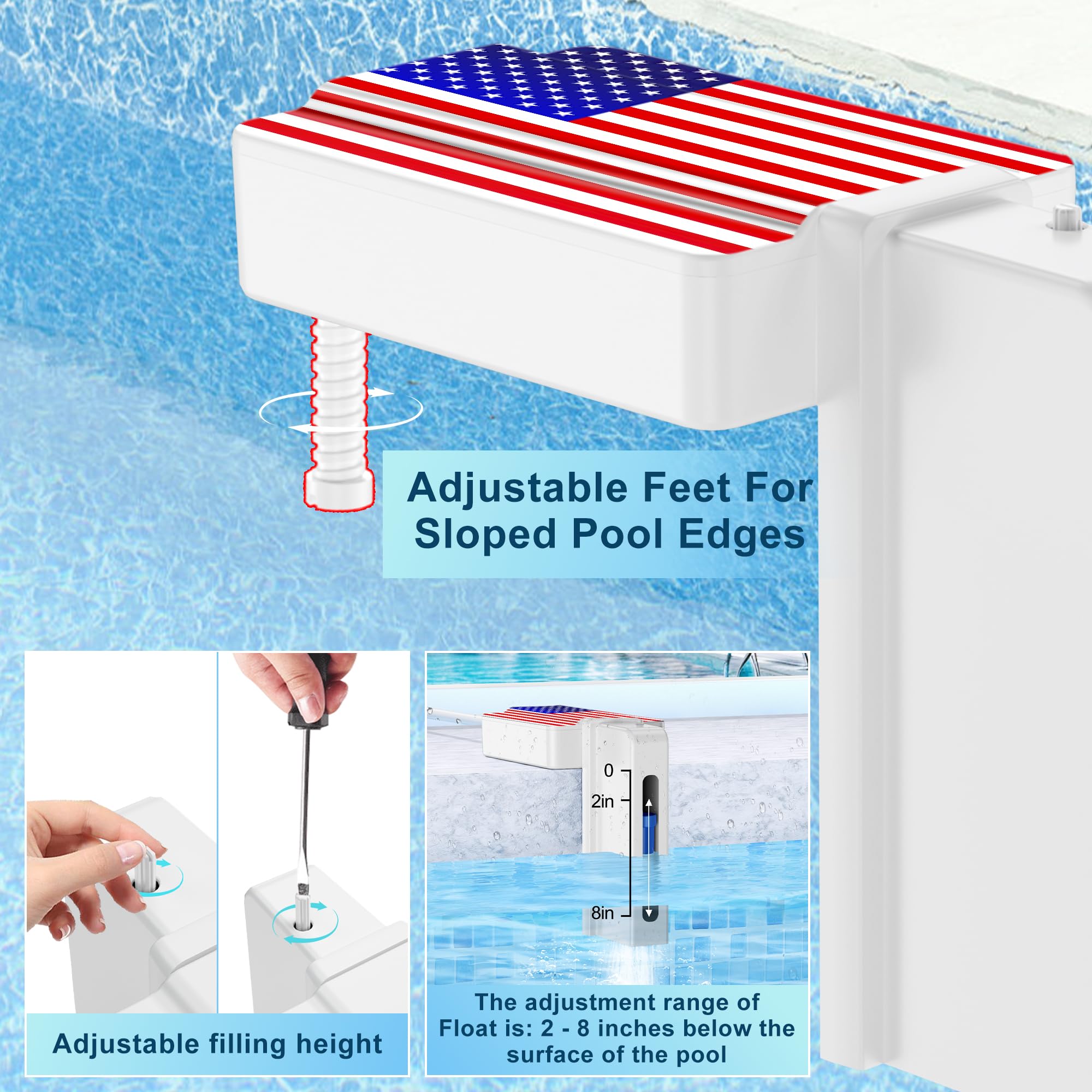 Automatic Pool Water Leveler - Inground Pool Auto Fill System for Precise Water Level Control | Ideal for Home, Resort, and Commercial Pools