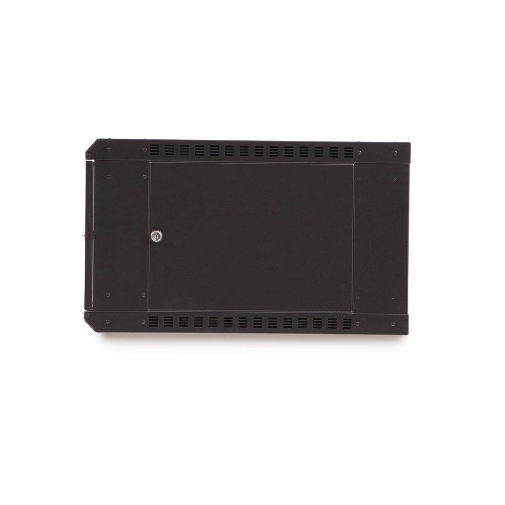 6U Wall Mount Rack Cabinet with Glass Door for Network & AV Equipment
