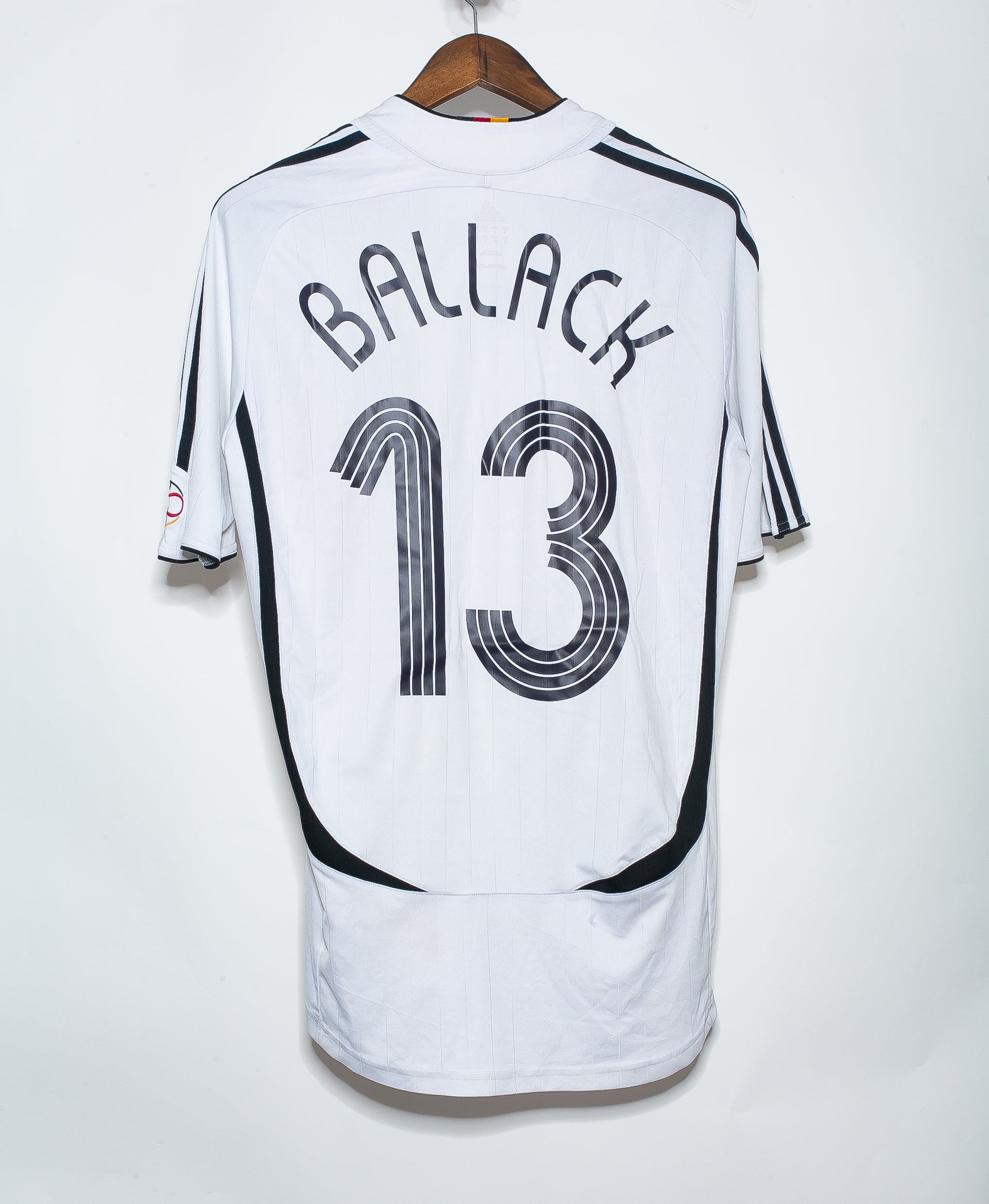 2006 Germany Home #13 Michael Ballack Soccer Jersey (Large) - Vintage Football Shirt for Fans & Collectors - Perfect for Matches, Gifts & Memorabilia Display