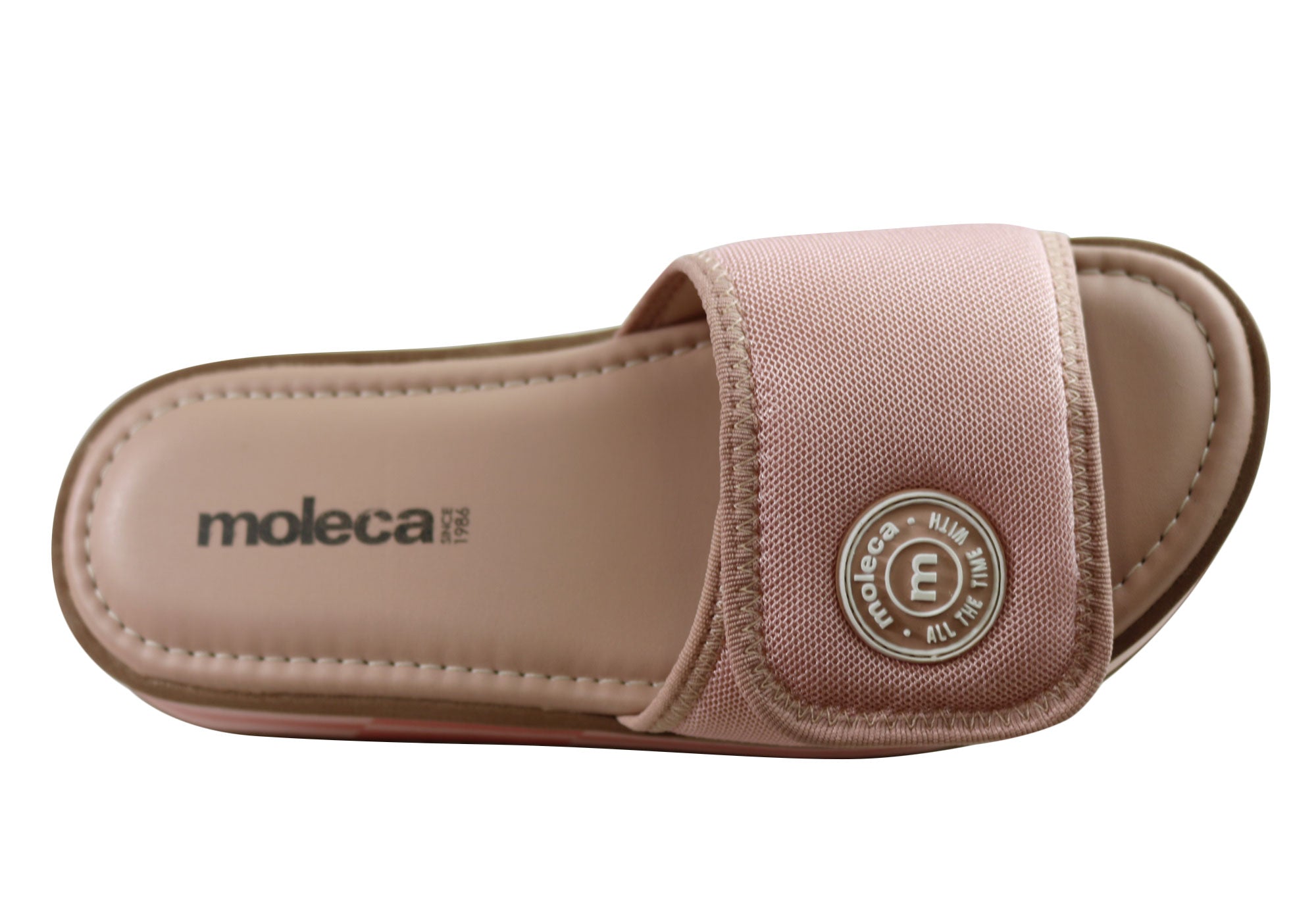Moleca Kamero Women's Comfortable Slides Sandals - Brazilian Made Summer Beach Sandals for Casual Wear, Poolside, and Vacation