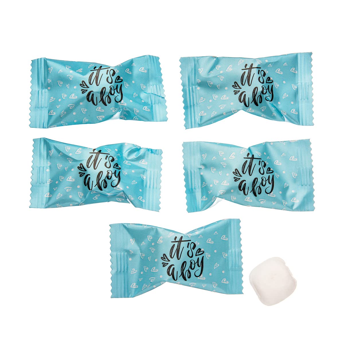 It's a Boy Buttermints - 13 oz Bag (100 Individually Wrapped Mints) - Baby Shower Party Favors, Gender Reveal Candy, Bridal Shower Treats - Perfect for Celebrations & Special Occasions