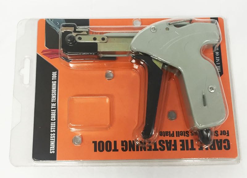 Stainless Steel Automatic Cable Tie Gun LS-338 - 4.8mm Max Width Tool for Secure Fastening | Ideal for Electrical Wiring, HVAC, Automotive & Industrial Applications