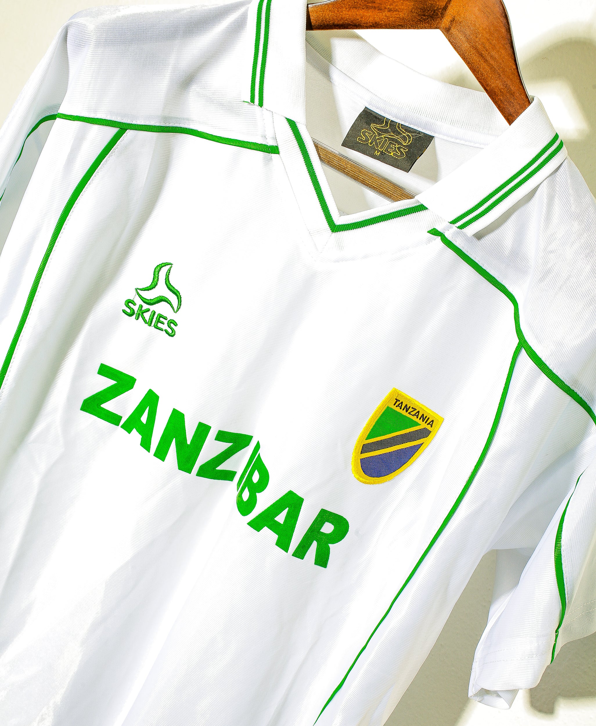 2005 Tanzania Away Soccer Jersey (Men's) - Authentic Football Shirt for Fans & Collectors - Perfect for Matches, Training, and Sports Events