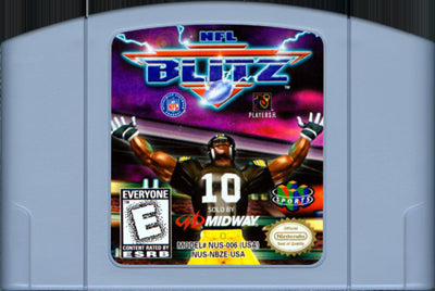 Used NFL Blitz N64 Video Game Cartridge - Classic Sports Arcade Game for Nintendo 64 - Perfect for Retro Gaming Enthusiasts & Collectors