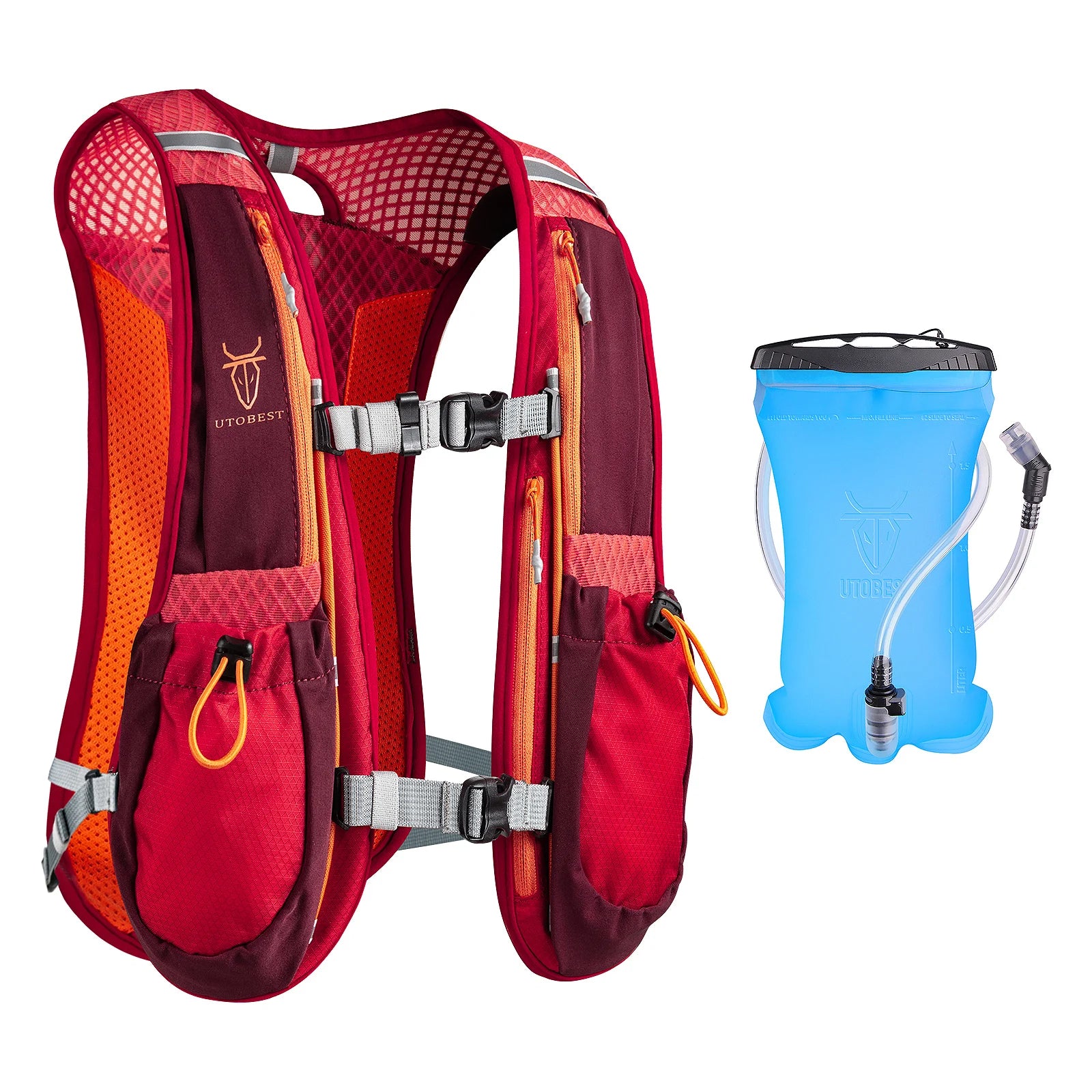 Red 1.5L Water Bag