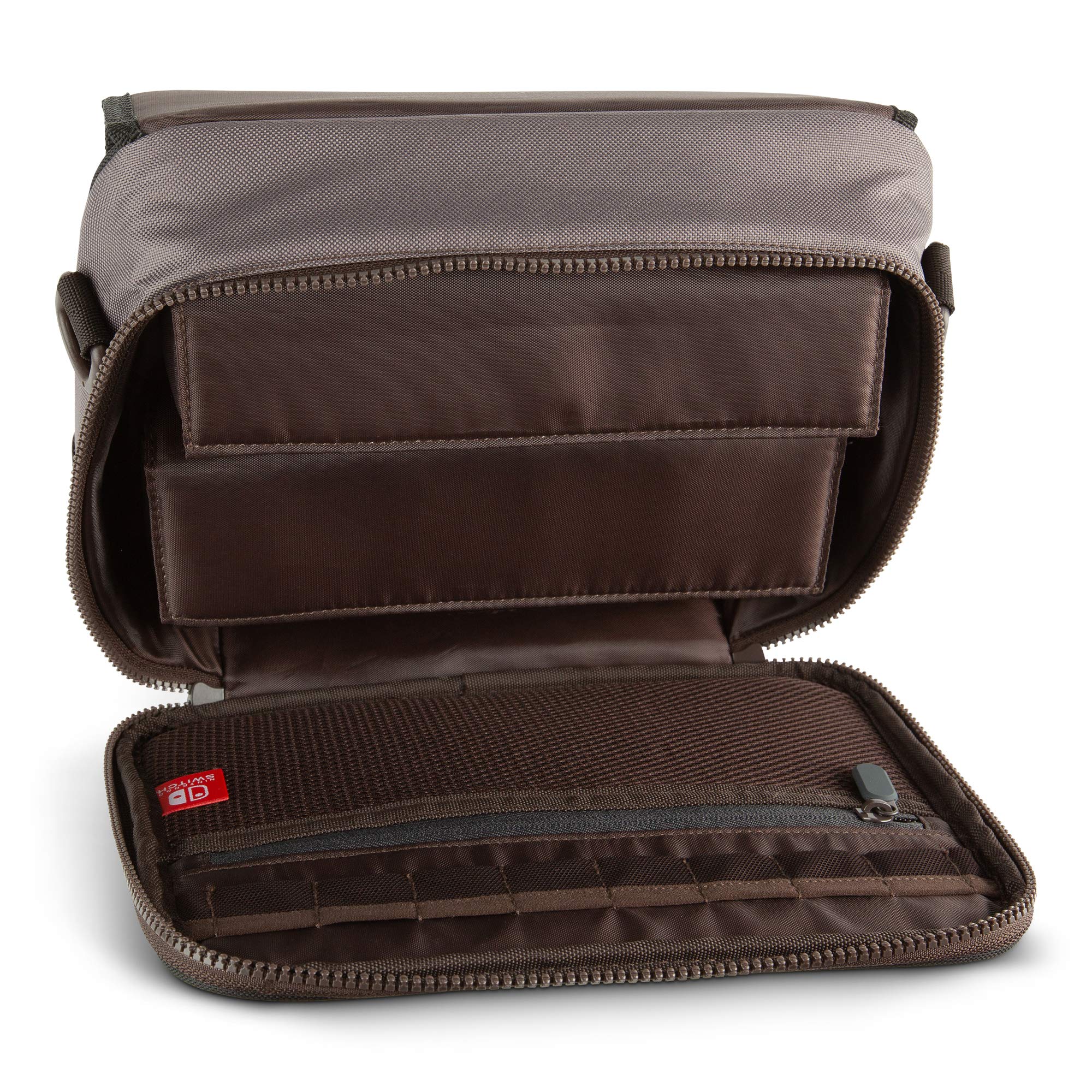 PowerA Transporter Bag for Nintendo Switch & Switch Lite - Durable Gaming Carrying Case with Accessory Storage - Perfect for Travel, Commuting & On-the-Go Gaming Protection