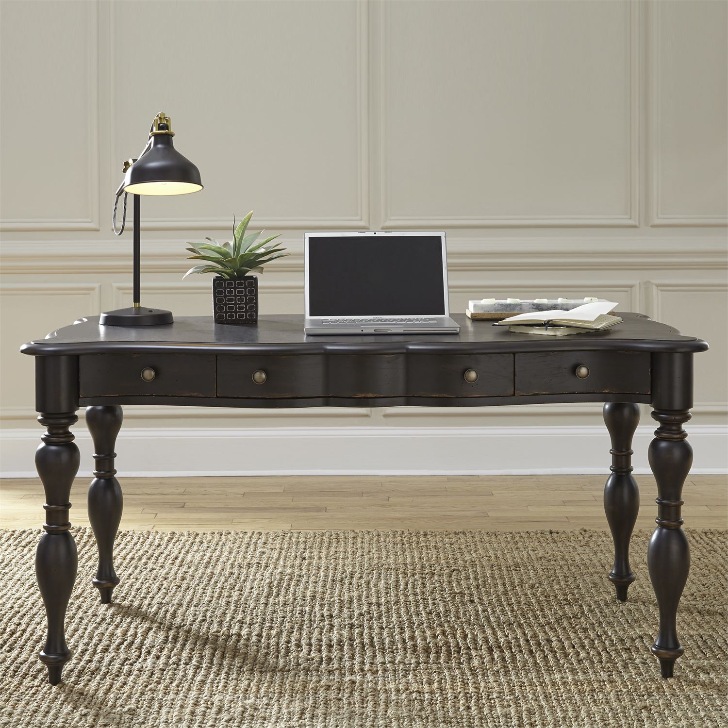 Modern Chesapeake Office Desk - Ergonomic Home & Office Workstation with Storage - Perfect for Remote Work, Study & Small Spaces