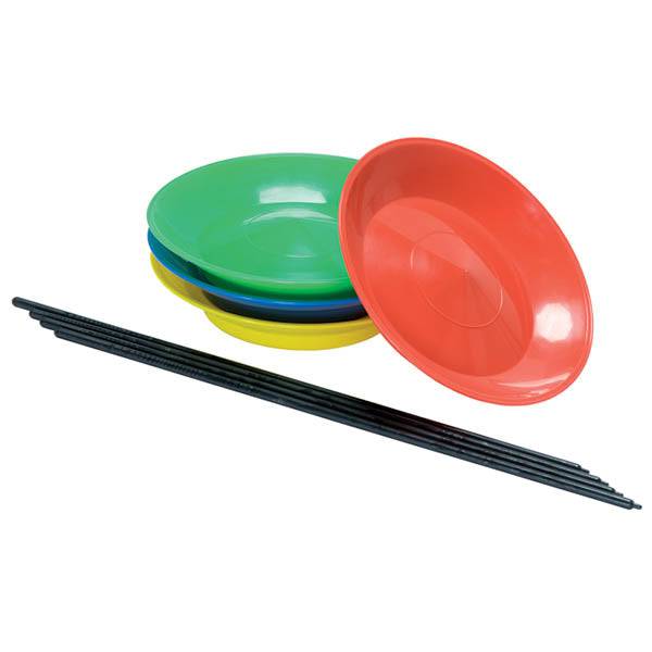 HART Spinning Plates Set of 4 - Durable Plastic Spinning Discs for Juggling, Circus Performance & Party Games - Perfect for Kids, Adults & Professional Entertainers