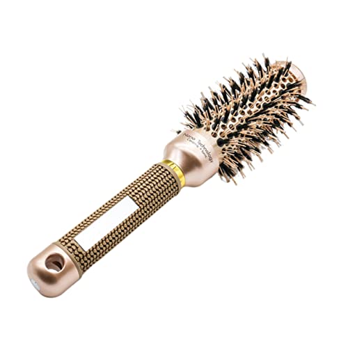 Beavorty 2-Pack Round Thermal Hair Brush for Blow Drying - Ionic Anti-Static Curling Comb with Heat Protection for Men & Women - Perfect for Salon-Quality Styling at Home or Travel