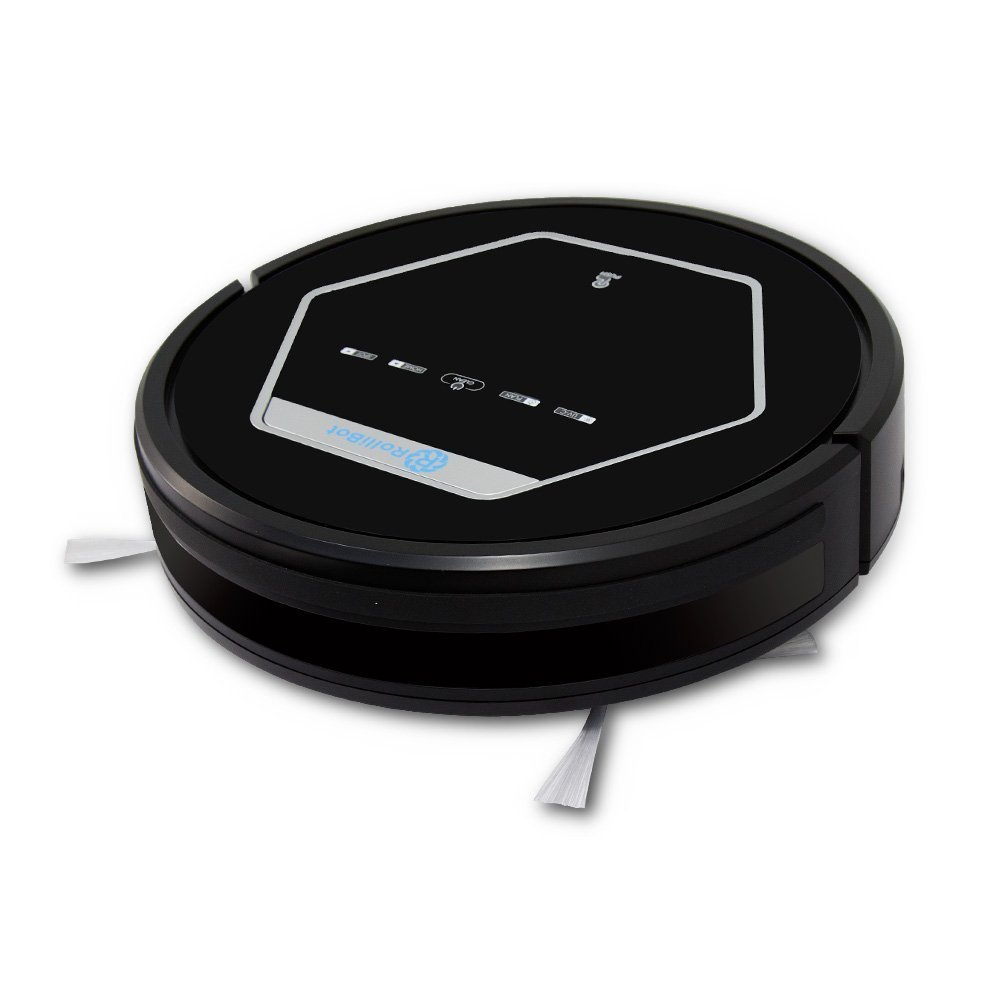 Rollibot BL618 - Ultra Quiet Robotic Vacuum Cleaner | Auto Vacuum, Sweep & Mop for Hardwood Floors, Tile & Linoleum | Perfect for Pet Hair, Daily Cleaning & Smart Home Automation