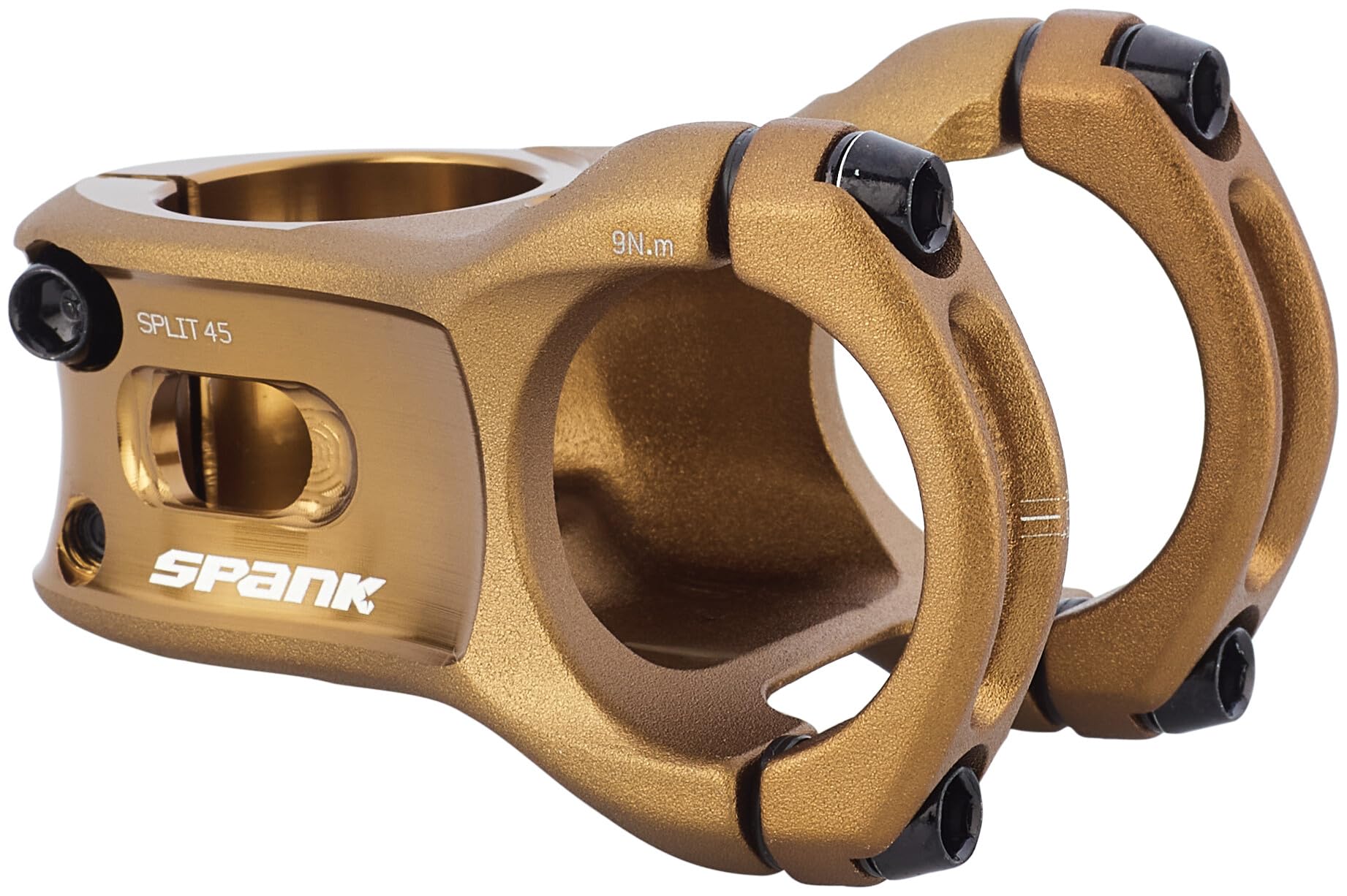 Spank Split 35 Stem - 35mm, 40mm, 45mm & 50mm Sizes | High-Performance MTB Stem for Single Crown Forks | Perfect for Downhill, Enduro & Trail Biking | Durable Handlebar Stem for Mountain Bikes