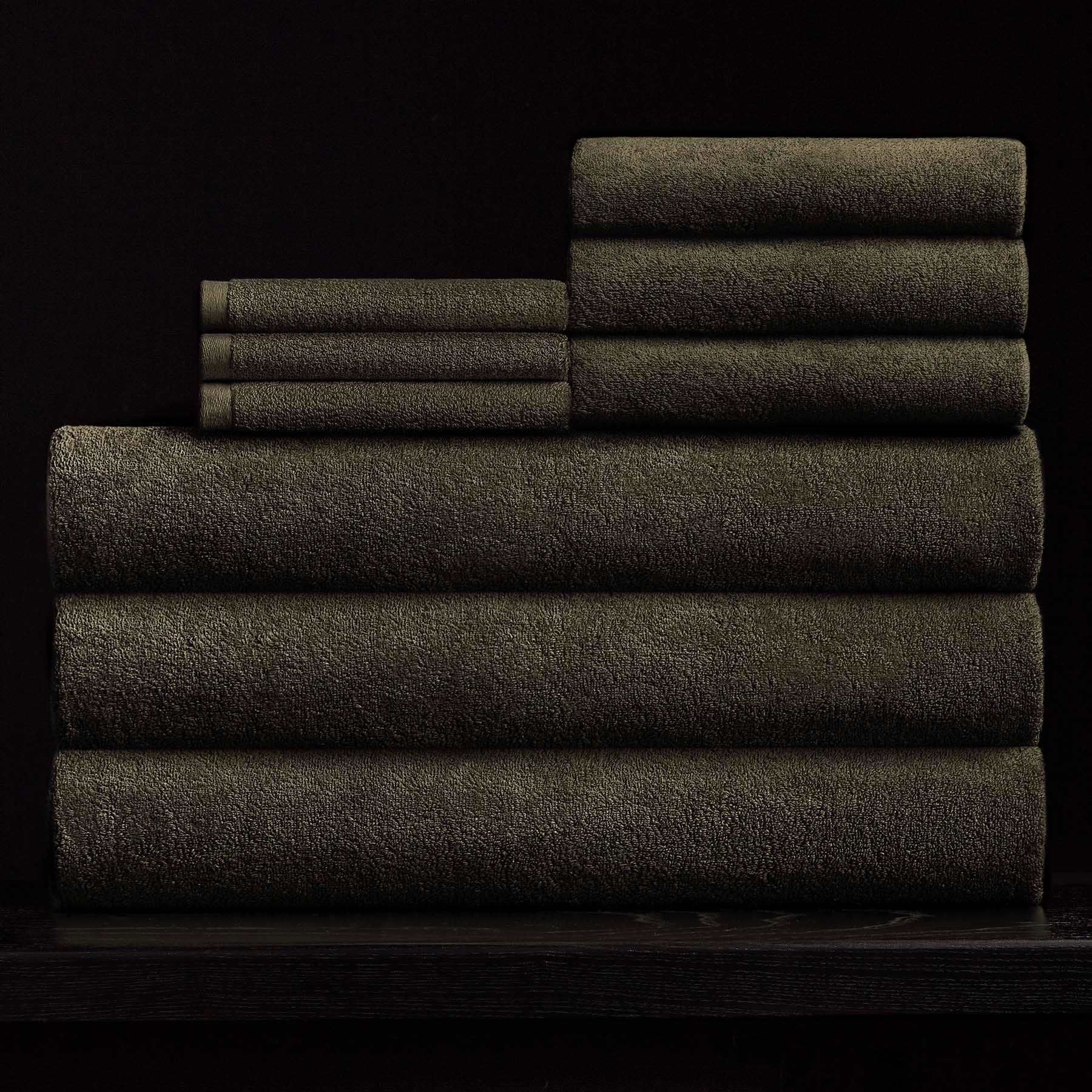 Premium Dark Palm Hand Towel - Soft, Absorbent & Quick-Drying Bath & Kitchen Towels for Home, Gym & Spa Use