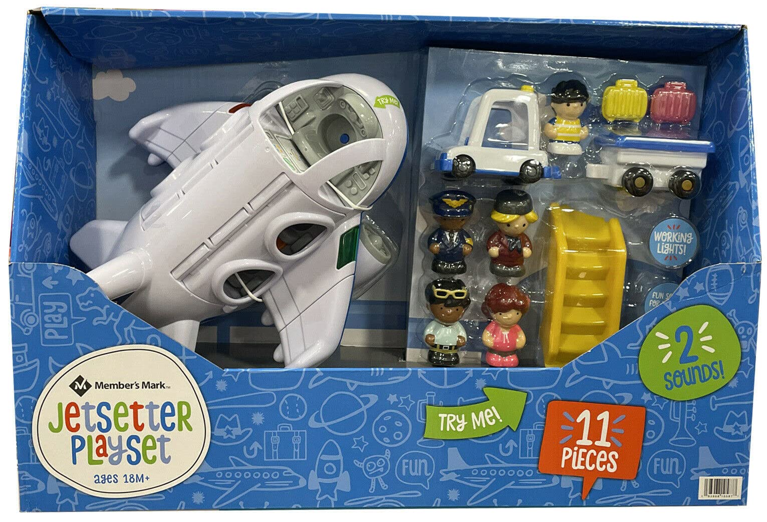 Member's Mark Preschool Playset - Travel Toys for Toddlers on the Go