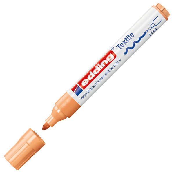 edding 4500 Bullet Tip Textile Marker - Permanent Fabric Marker for Clothes, Shoes & DIY Crafts - Ideal for Customizing T-Shirts, Denim & Canvas Projects