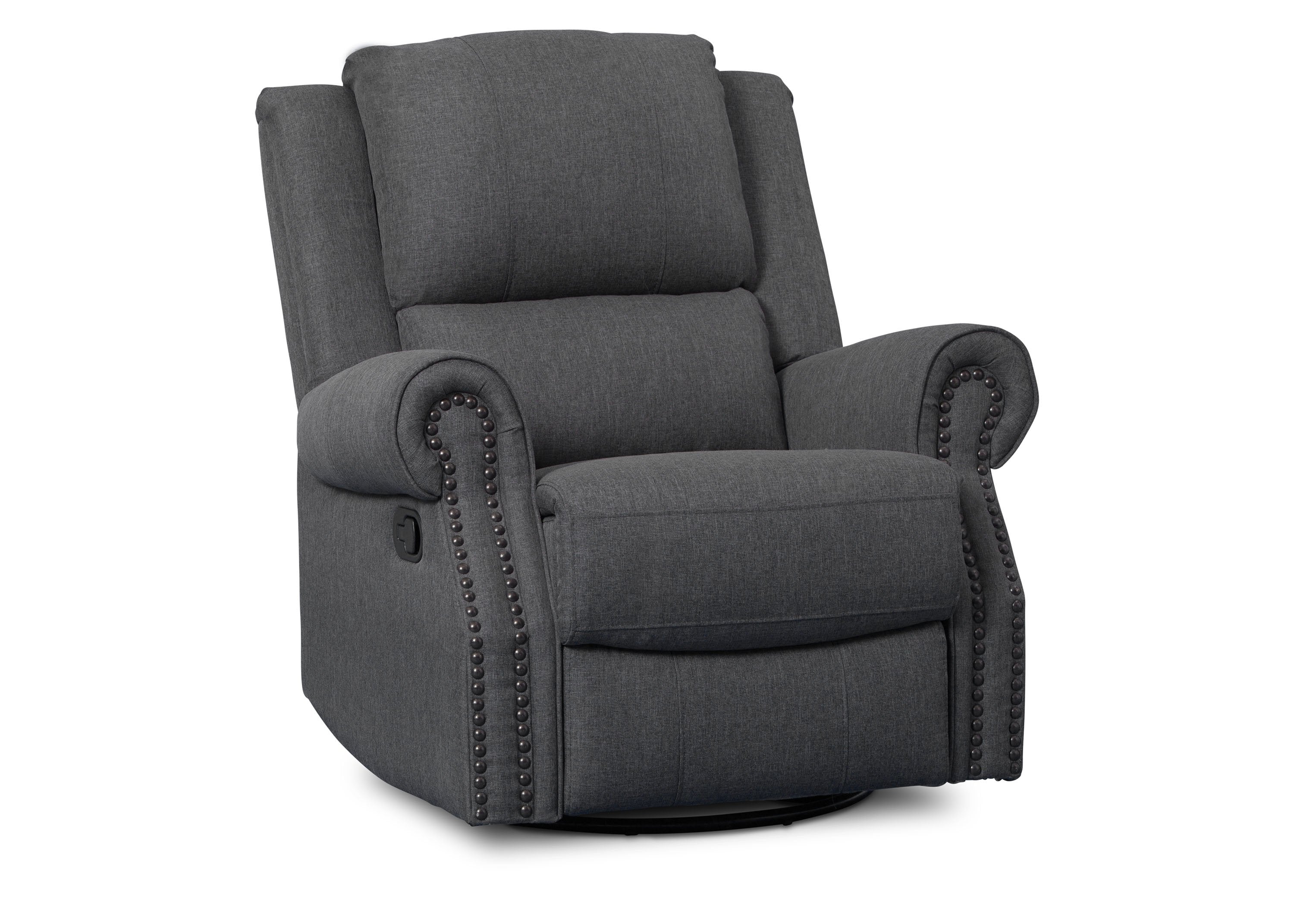 Dexter Nursery Recliner Swivel Glider Chair - Comfortable Rocking Chair for Baby Nursery, Breastfeeding & Relaxing - Perfect for Nurseries, Bedrooms & Living Rooms