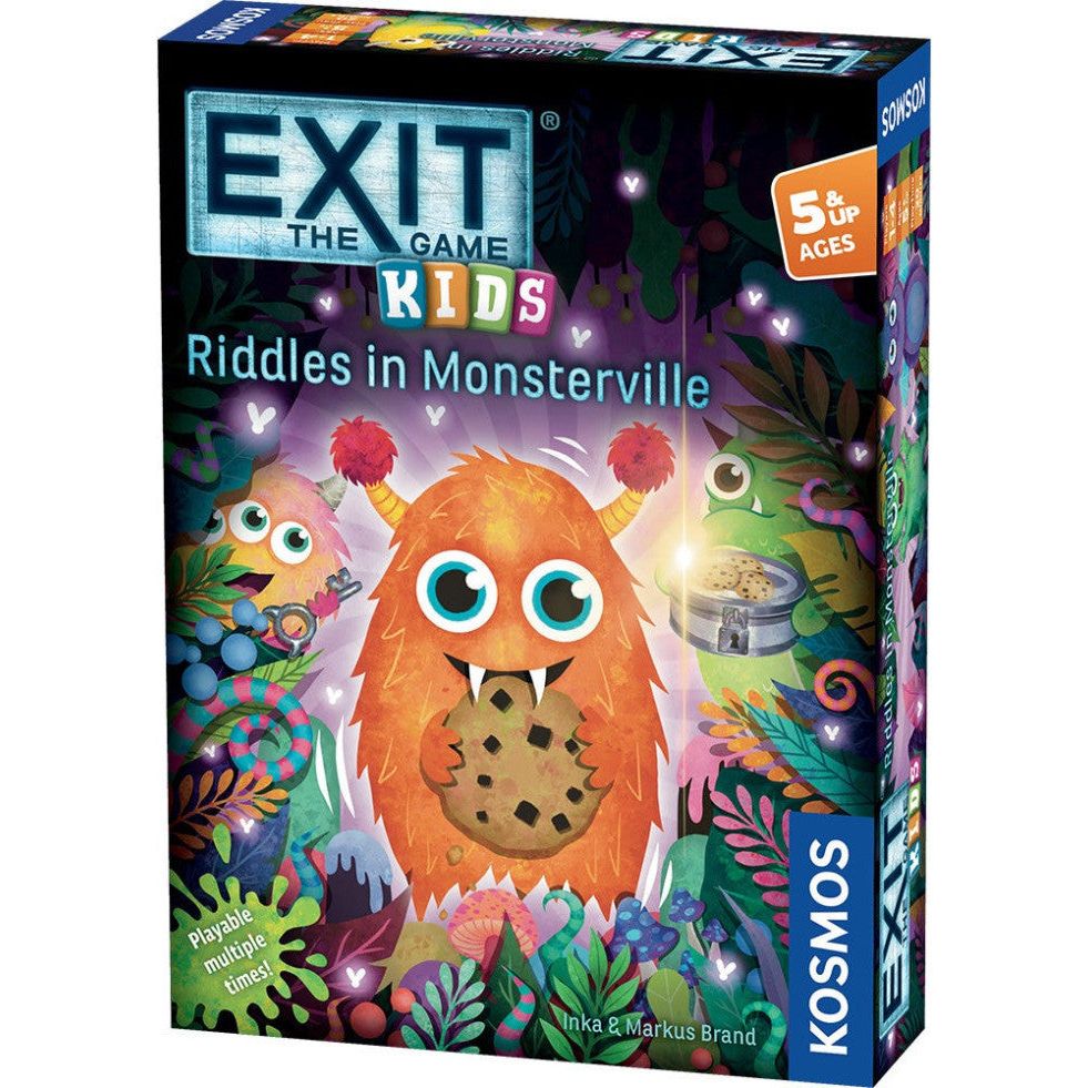 EXIT: The Game Kids - Riddles in Monsterville | Fun Escape Room Puzzle Game for Children | Perfect for Family Game Nights & Birthday Parties