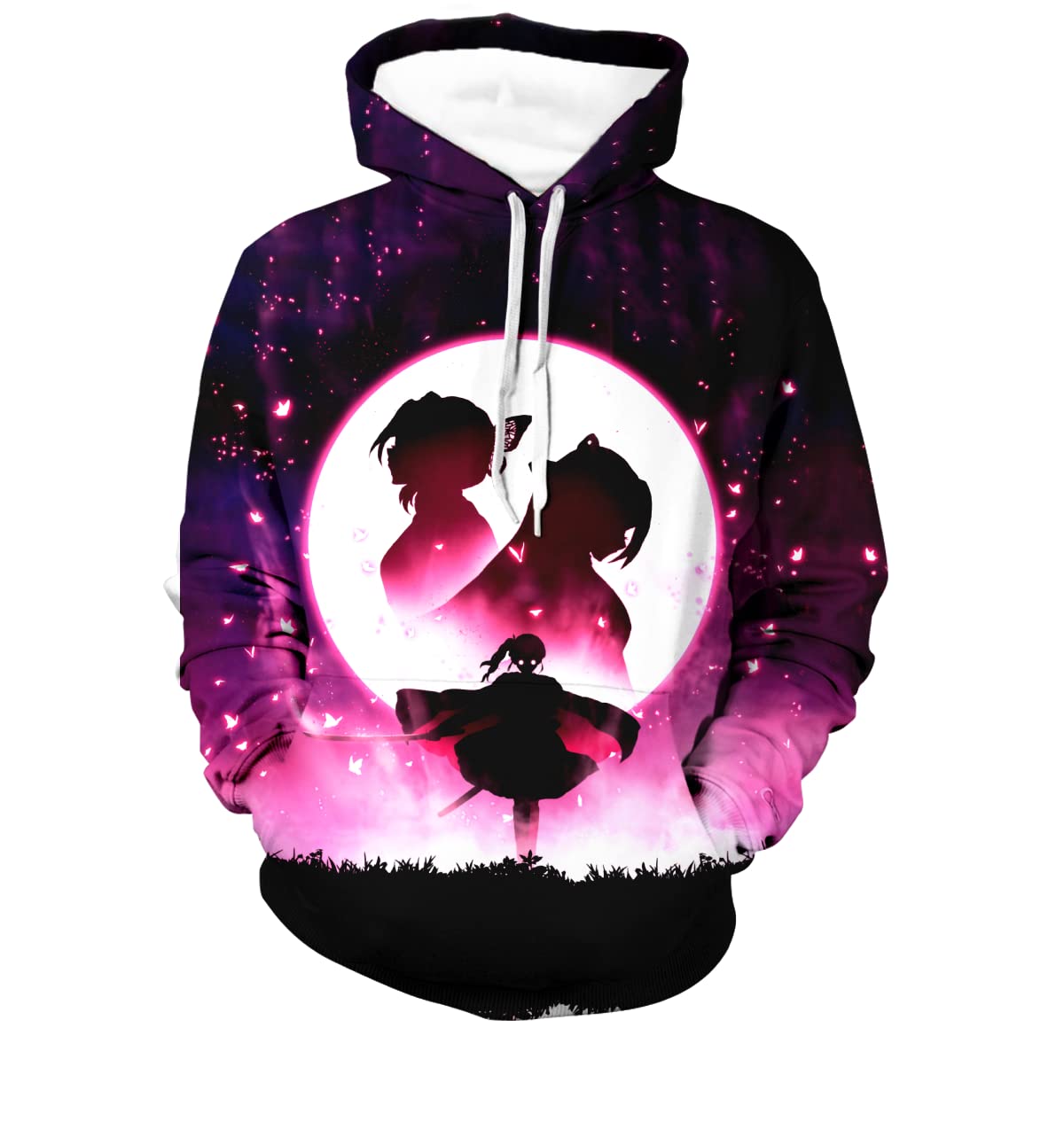Men's Anime Hoodie - Manga Pullover Sweatshirt with Hood for Adults & Teens | Long Sleeve Casual Wear for Cosplay, Gaming & Street Fashion