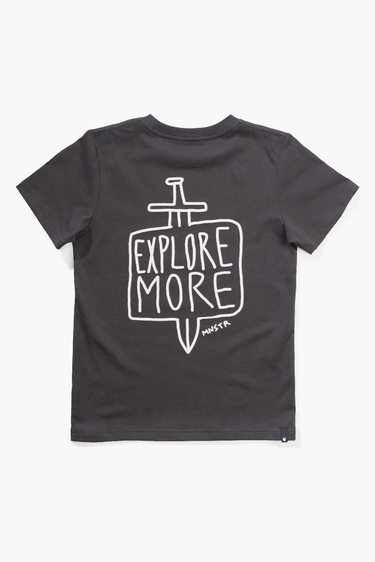 Boys' Munster Graphic T-Shirt - Soft Black Cotton Tee for Kids | Comfortable & Stylish for School, Play & Everyday Wear
