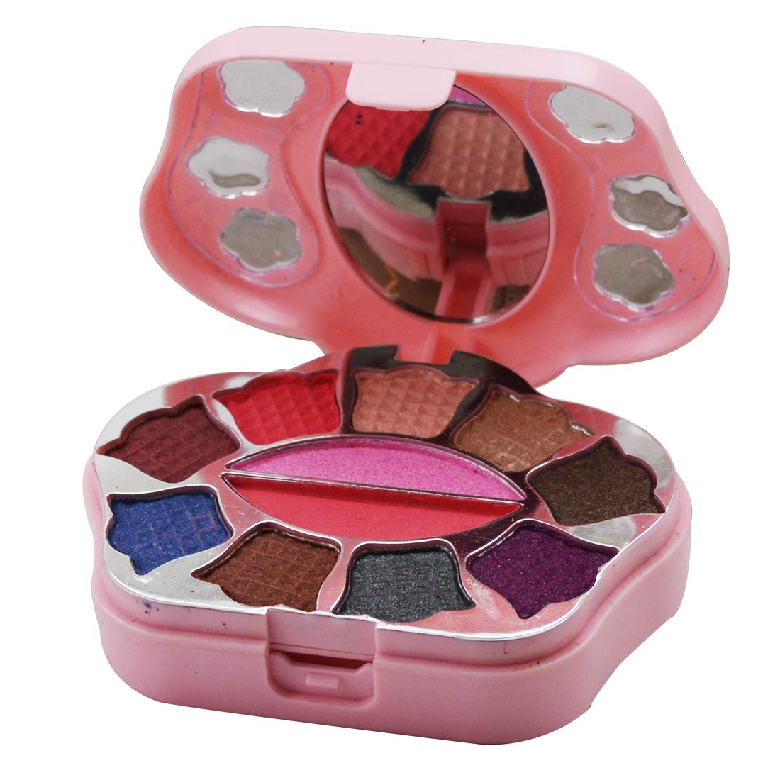 Aver Beauty Lover Flower Makeup Kit - 2110-02 Bundle With Kajal Eyeliner | Complete Cosmetic Set for Everyday Makeup & Special Occasions | Perfect for Bridal, Party & Professional Makeup Looks