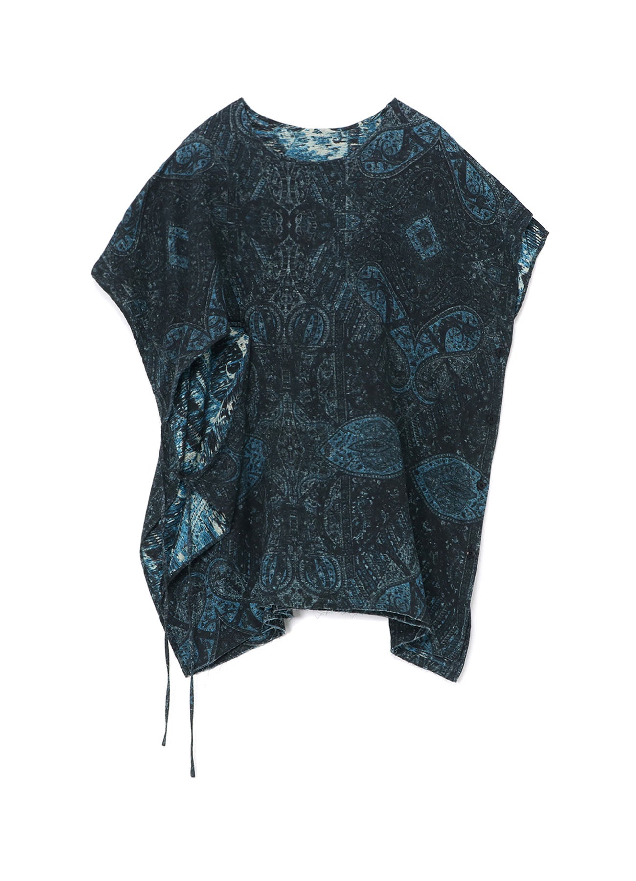 Stylish Cotton Gauze Blouse with Indian Jacquard Print - Perfect for Boho Chic, Casual Outfits & Summer Fashion