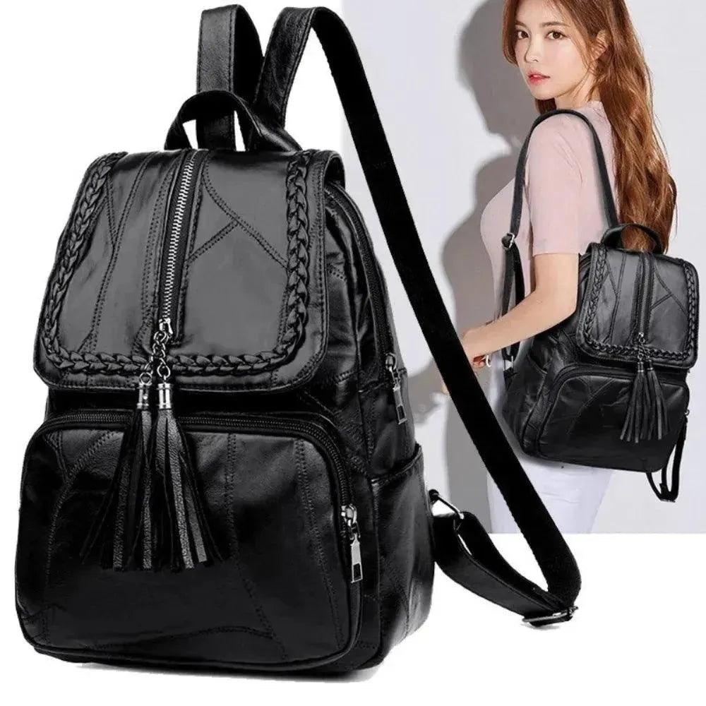 Stylish & Durable Travel Backpack for Men & Women - Lightweight Carry-On Hiking Daypack with USB Charging Port - Perfect for Commuting, Camping & Airplane Travel