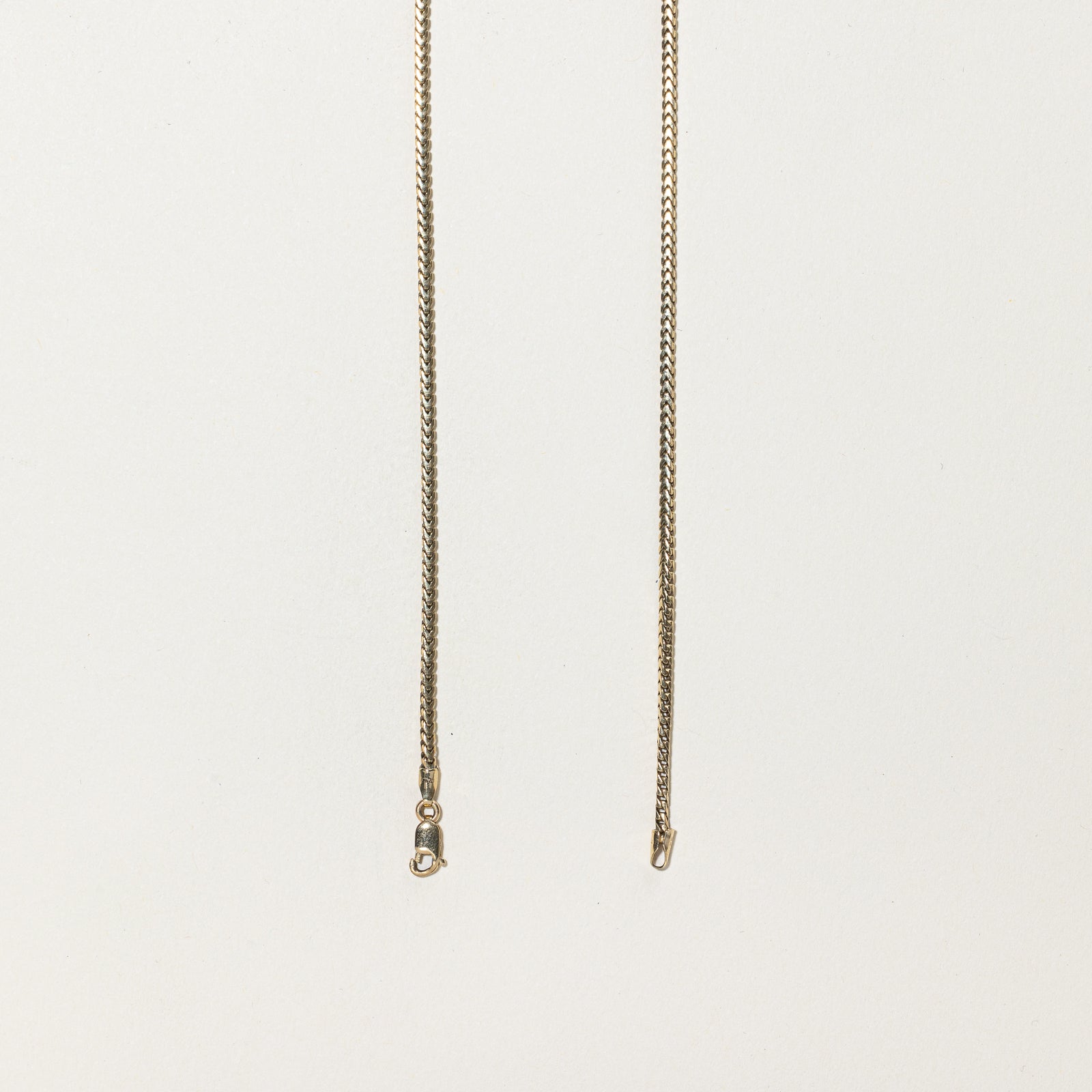10K Yellow Gold Snake Chain Necklace with Clover Pendant - 25 Inch | Elegant Jewelry Gift for Women | Perfect for Valentine's Day, Anniversary & Everyday Wear