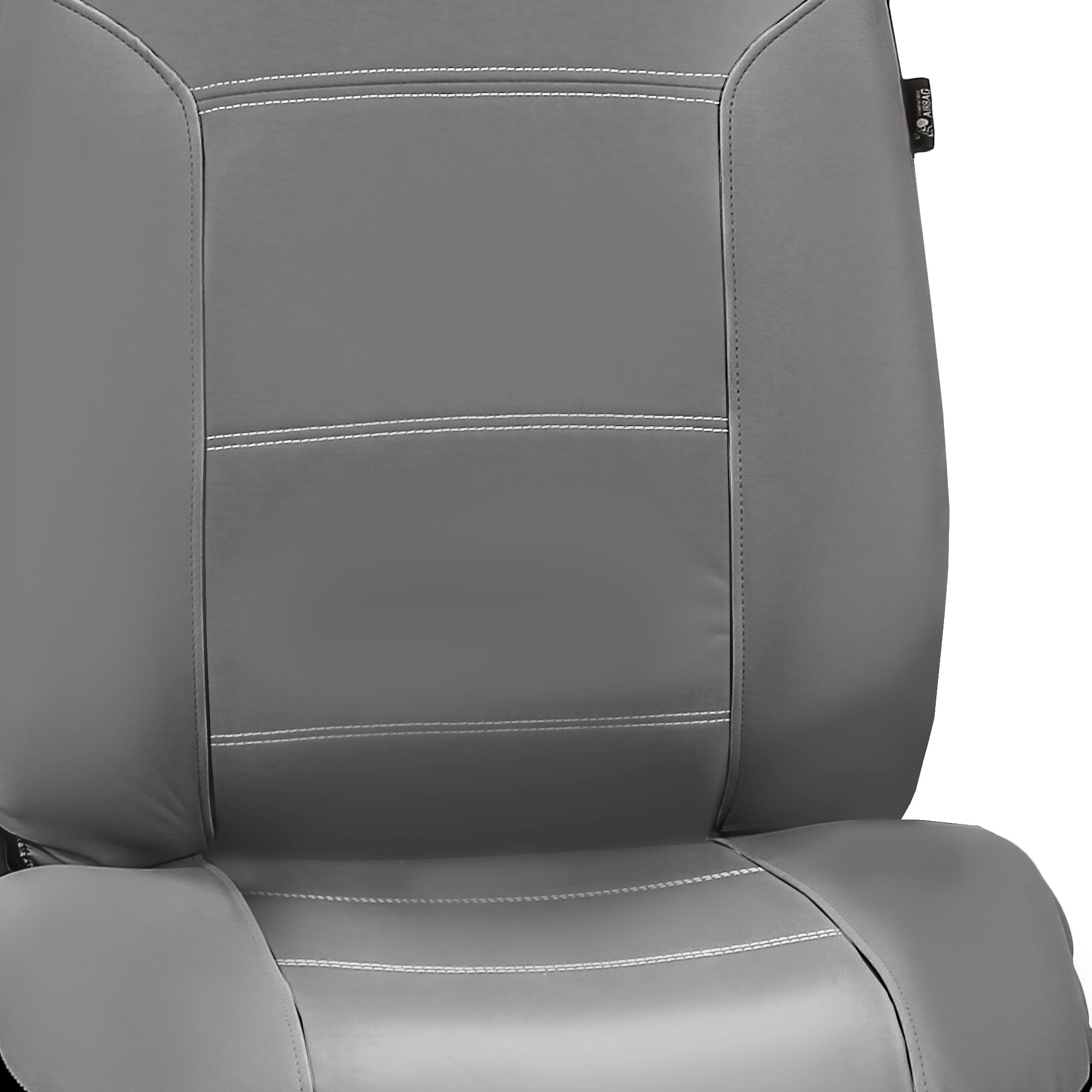 FH Group Full Set PU Leather Car Seat Covers - Universal Fit 1-Piece Front & Split Bench Rear Seat Covers for SUV, Sedan, Truck | Airbag Compatible, Waterproof, Easy to Install | Perfect for Road Trips, Daily Commute & Car Protection