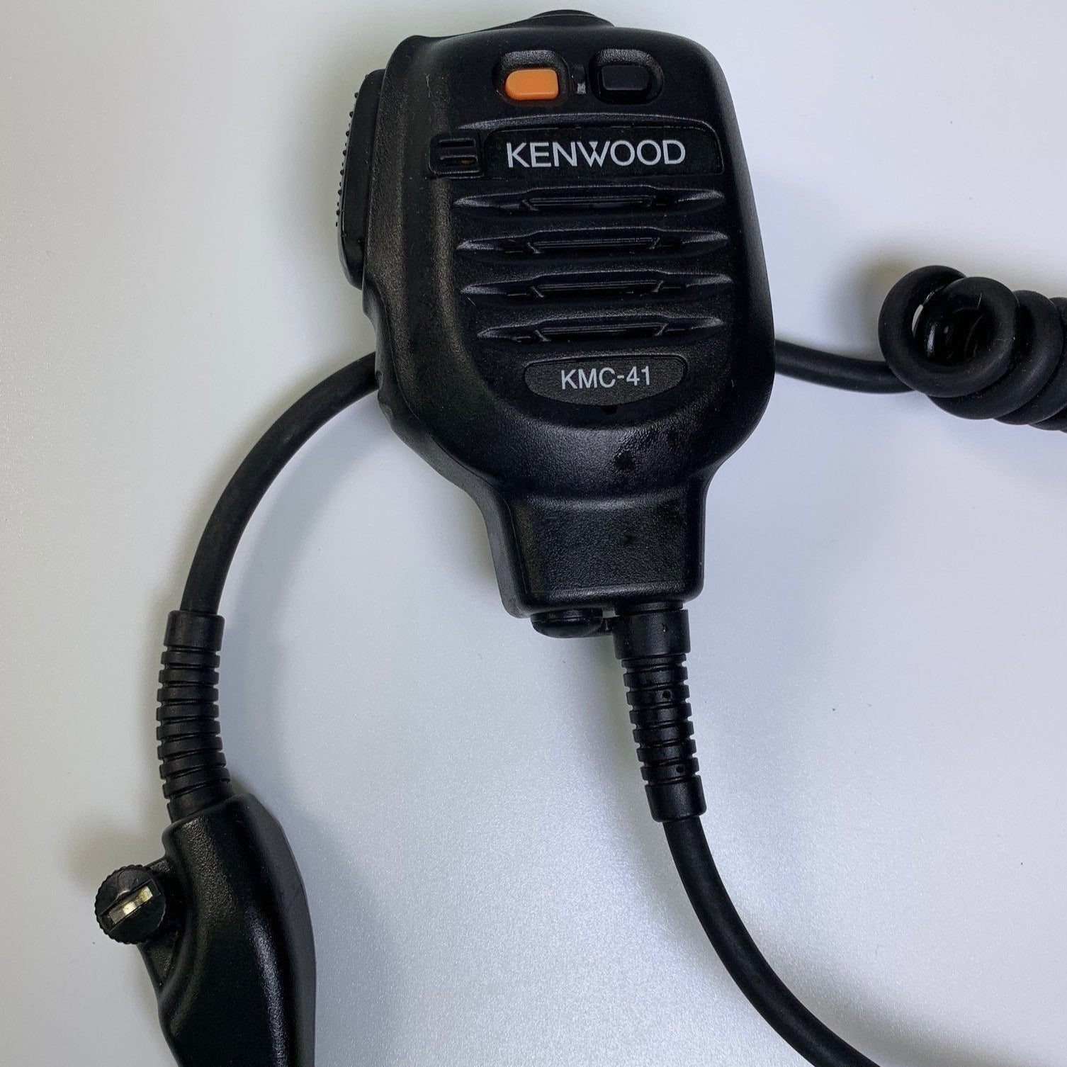 Kenwood KMC 41 Speaker Microphone - High-Quality KMC41 Two-Way Radio Accessory for Clear Communication | Perfect for Security, Construction & Outdoor Adventures