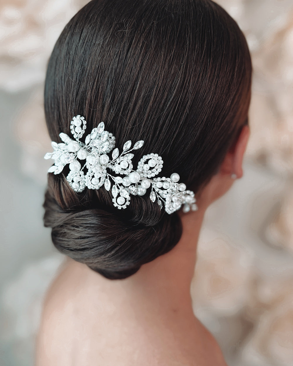 Lilith Pearl Hair Comb - Elegant Vintage Pearl-Embellished Hair Accessory for Women | Perfect for Weddings, Prom, Parties & Special Occasions