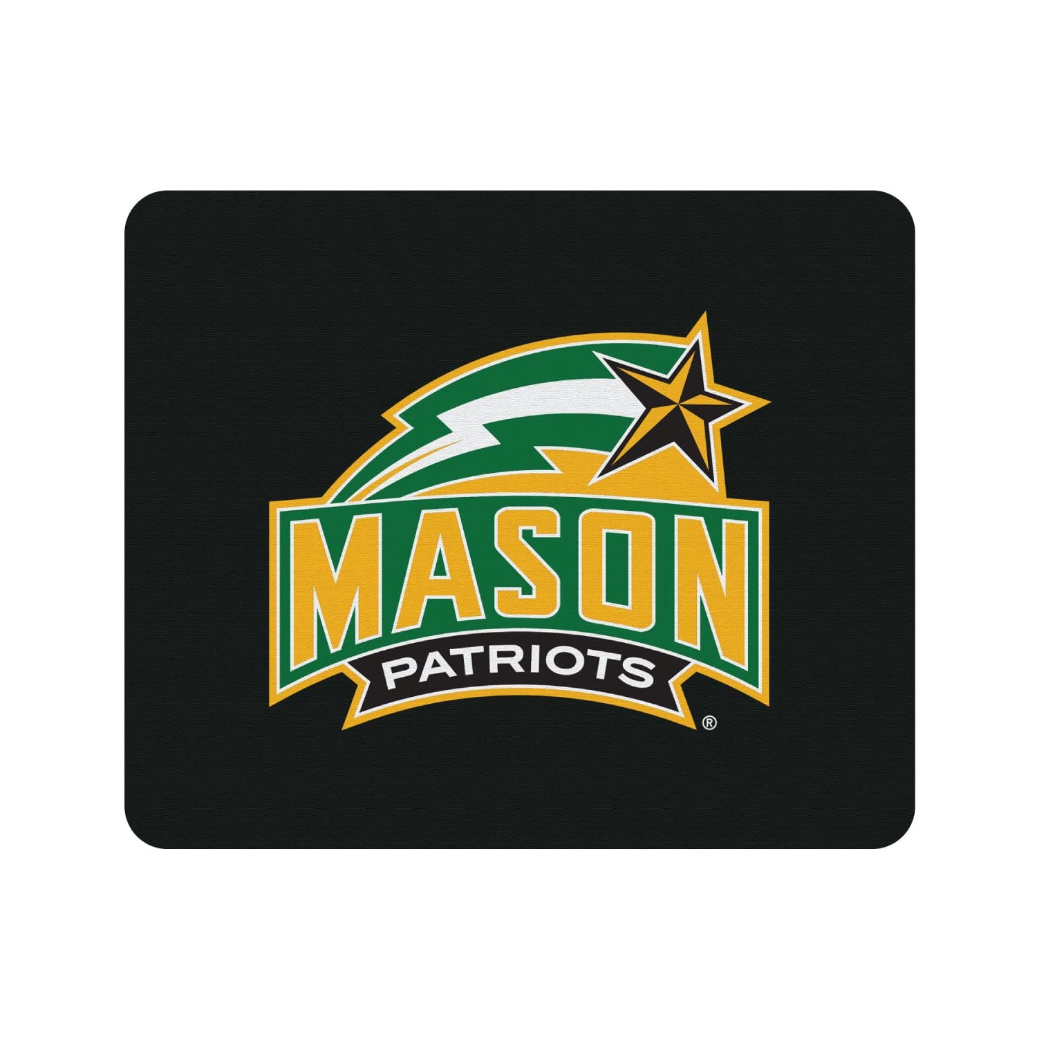 George Mason University Standard Fabric Mouse Pad - OTM Essentials Classic Design for Office, Gaming & Home Use