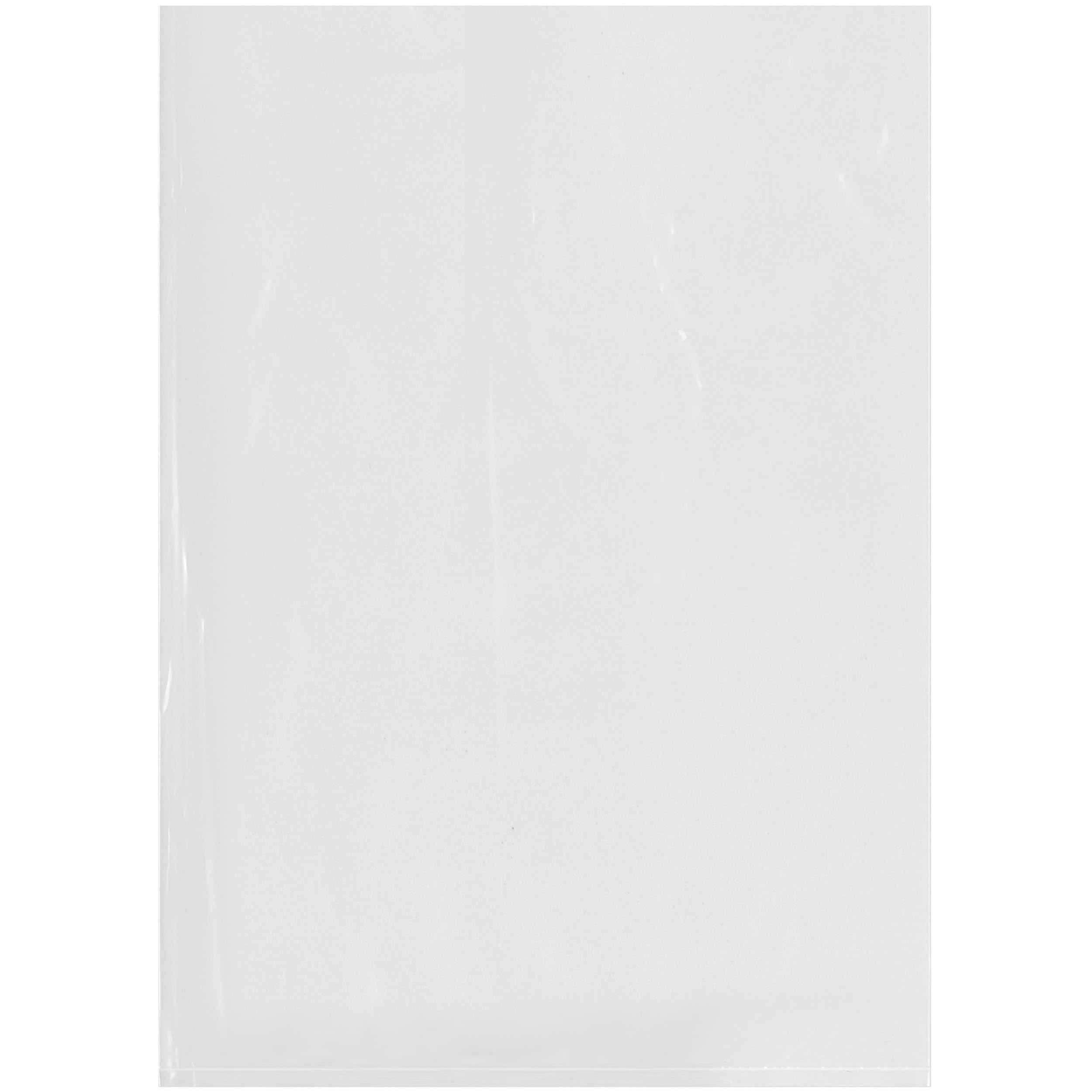 Clear Plastic Poly Bags 10x14 Inch 2 Mil - Pack of 200 for Storage & Packaging