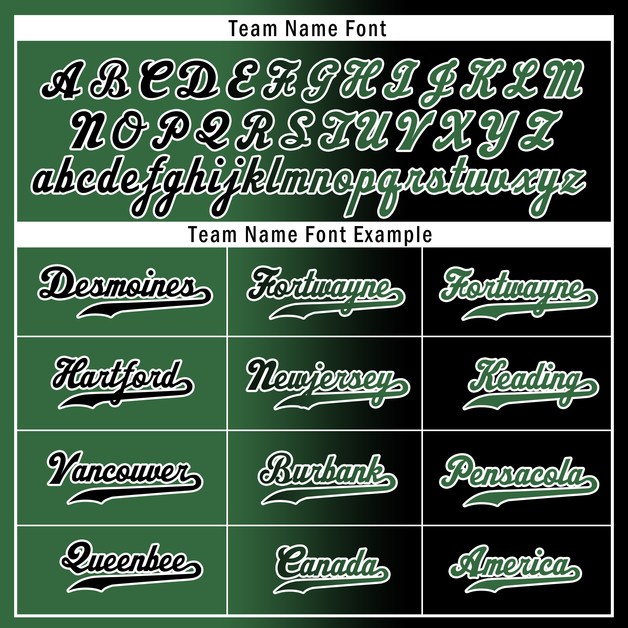 Custom Green Black Gradient Personalized Baseball Jersey - Authentic Fashion Sports Apparel BSBJ01 D0a707c - Perfect for Baseball Games, Team Uniforms & Fan Gear