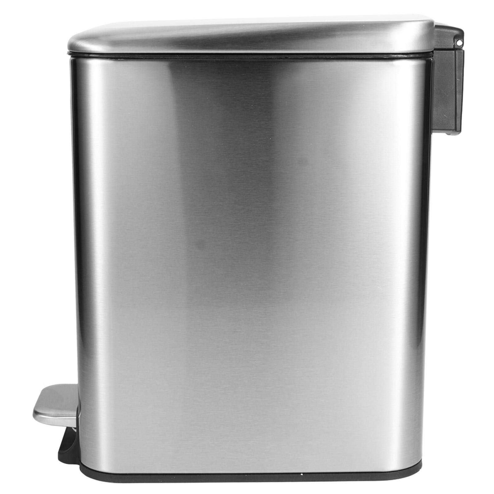 01 Step Trash Can - 13 Gallon Silent Pedal Garbage Bin for Kitchen, Bathroom, Office & Home - Durable Stainless Steel Waste Container with Odor Control - Perfect for Recycling, Disposal & Home Organization