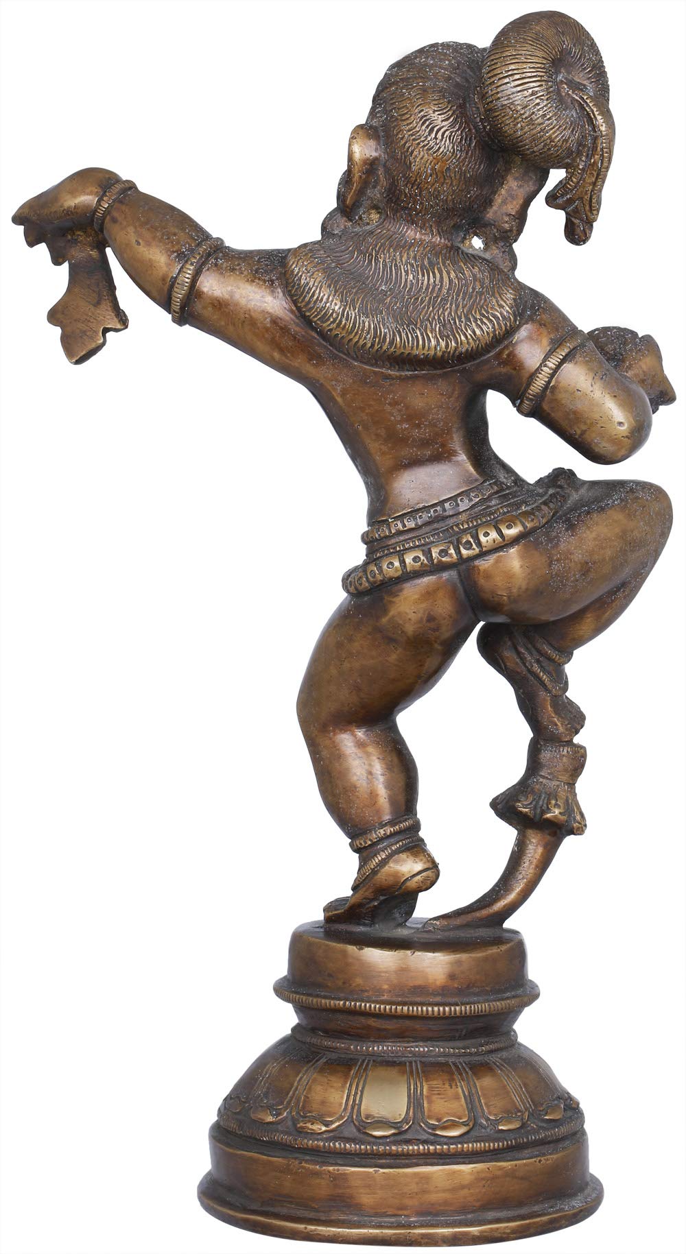 Exotic India Dancing Baby Krishna Statue - Handmade Hindu God Figurine for Home Decor, Puja Altar & Spiritual Gifts | Perfect for Diwali, Weddings & Meditation Spaces