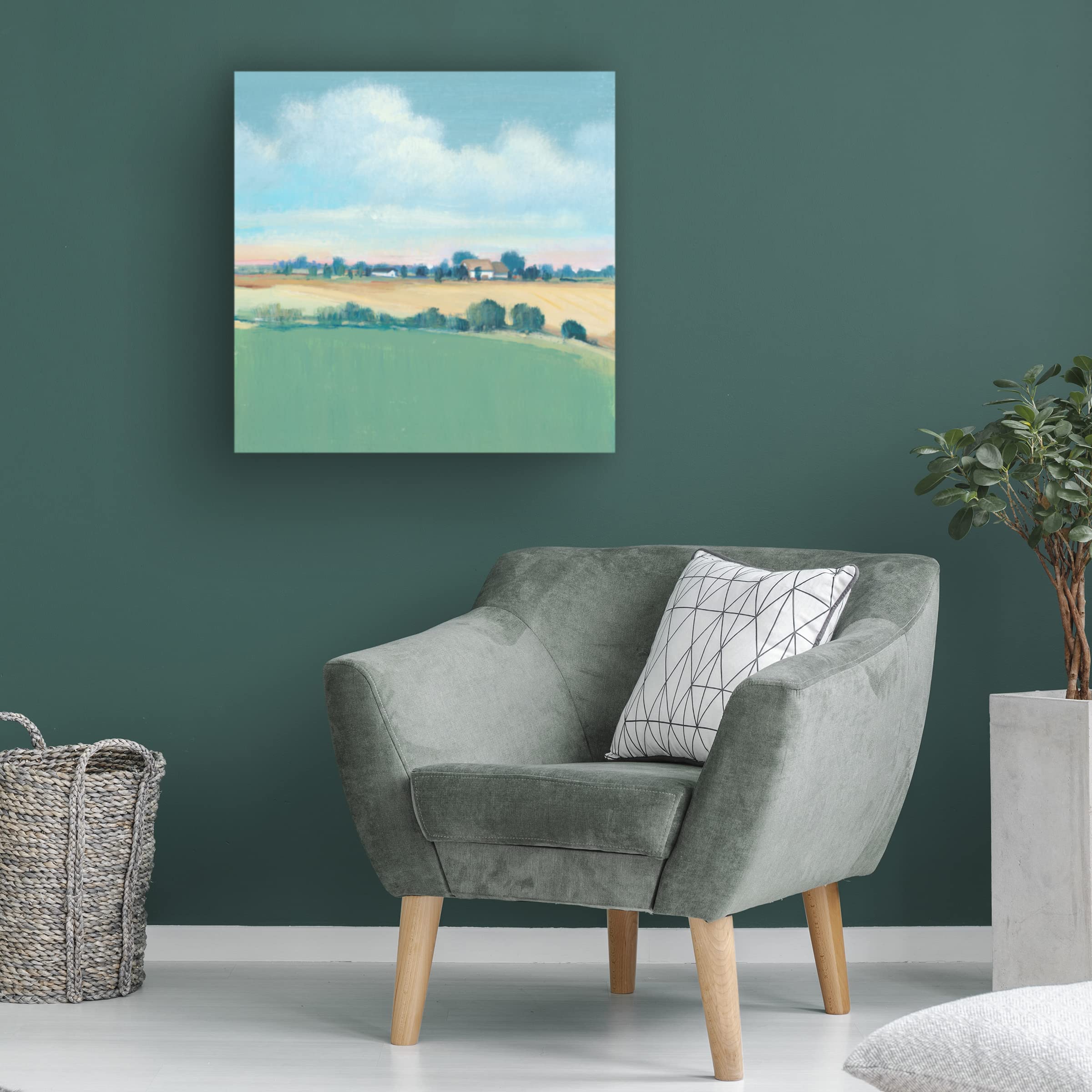 Trademark Fine Art 'The Simple Life II' Canvas Wall Art by Tim O'Toole - Modern Farmhouse Decor for Living Room, Bedroom & Office