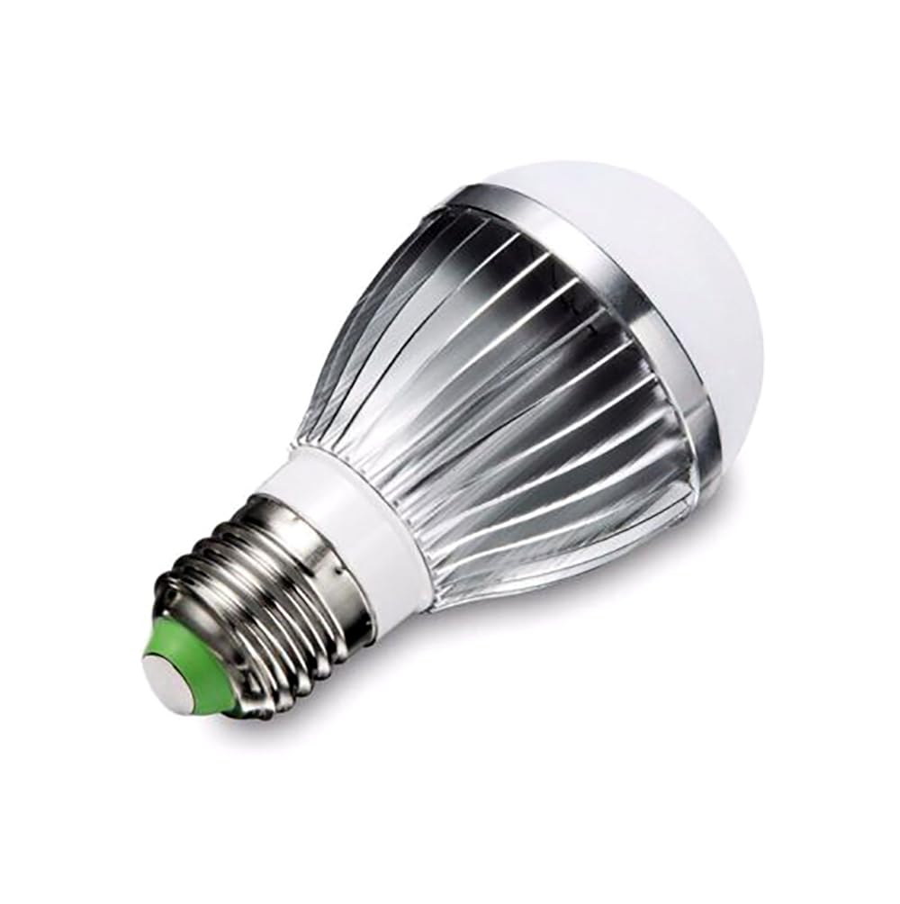 E26 E27 Base 980nm IR Illuminator - 5 LED 3W Infrared Bulb Light for CCTV Cameras | Total Invisible No Glow Night Vision Enhancement | Perfect for Home Security, Surveillance Systems & Dark Area Monitoring