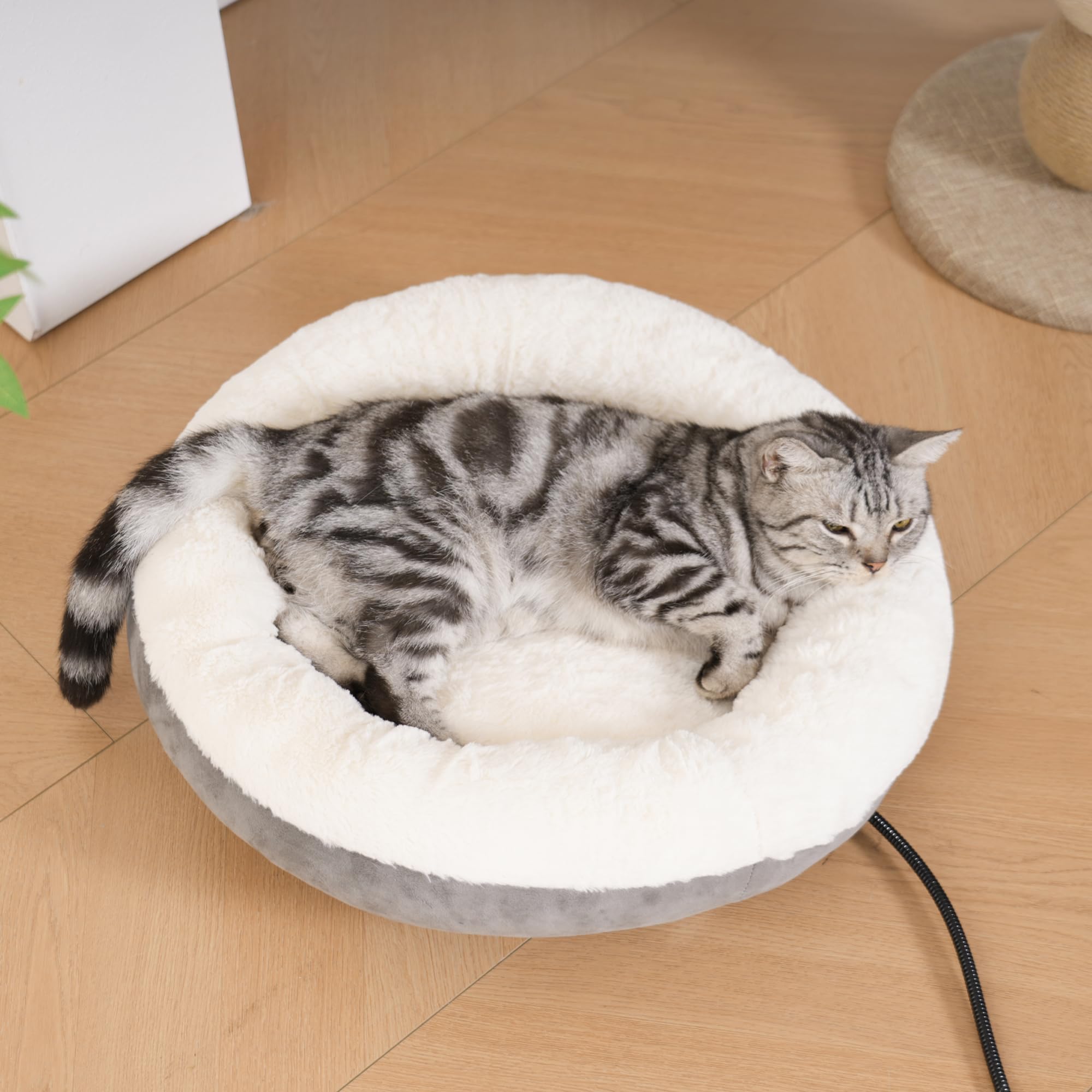 MARUNDA Electric Heated Cat Bed for Indoor Cats & Small Dogs - 20