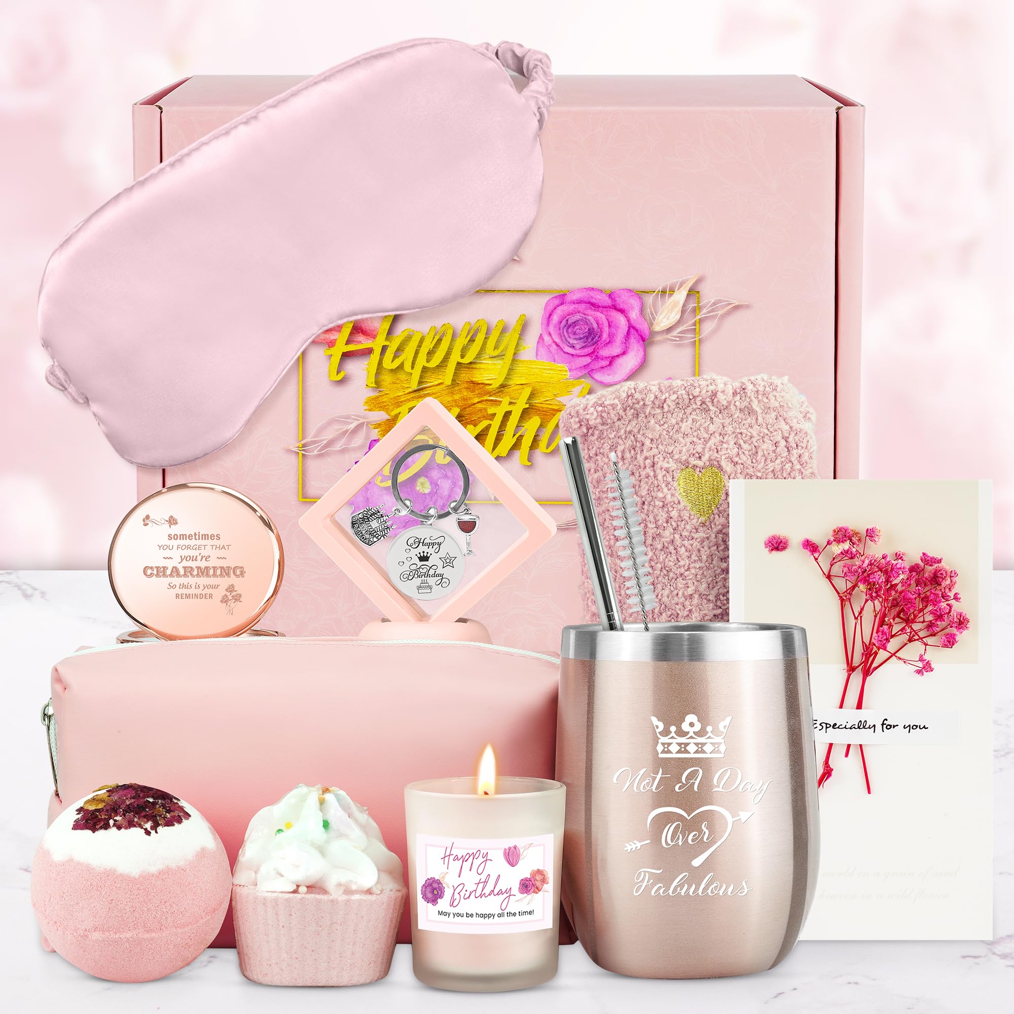 **Best Birthday Gifts for Women - Unique Gift Basket with Coffee Mug Set for Mom, Wife, Sister, Best Friend & Coworker - Perfect for Birthdays, Anniversaries & Special Occasions**