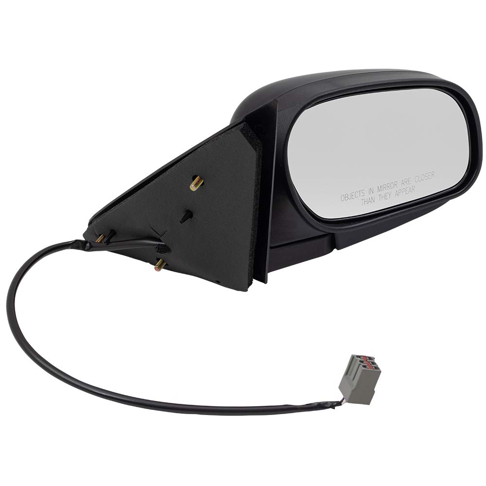 2009-2011 Ford Crown Victoria Passenger Side Power Mirror Replacement - Black Paint to Match, Non-Heated (Perfect for DIY Car Repairs & Mirror Upgrades)